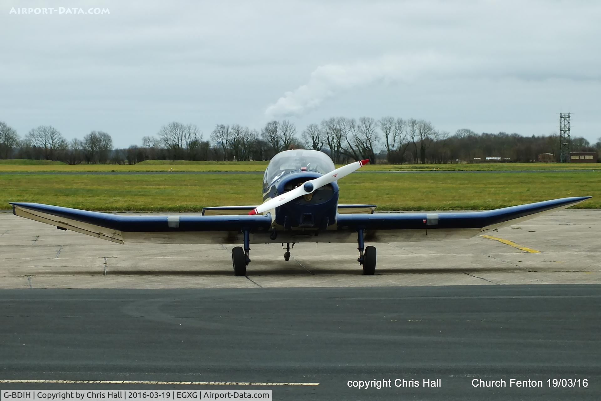 G-BDIH, 1958 SAN Jodel D-117 Grand Tourisme C/N 812, at the Church Fenton fly in