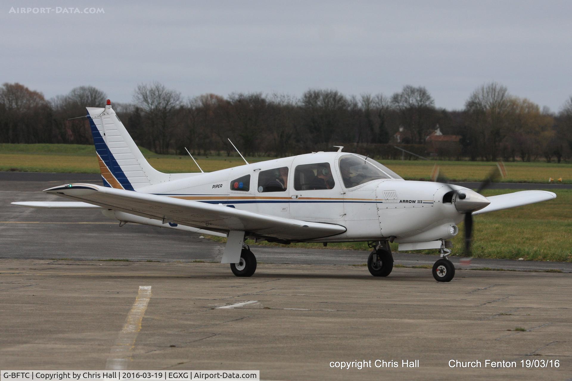 G-BFTC, 1978 Piper PA-28R-201T Cherokee Arrow III C/N 28R-7803197, at the Church Fenton fly in