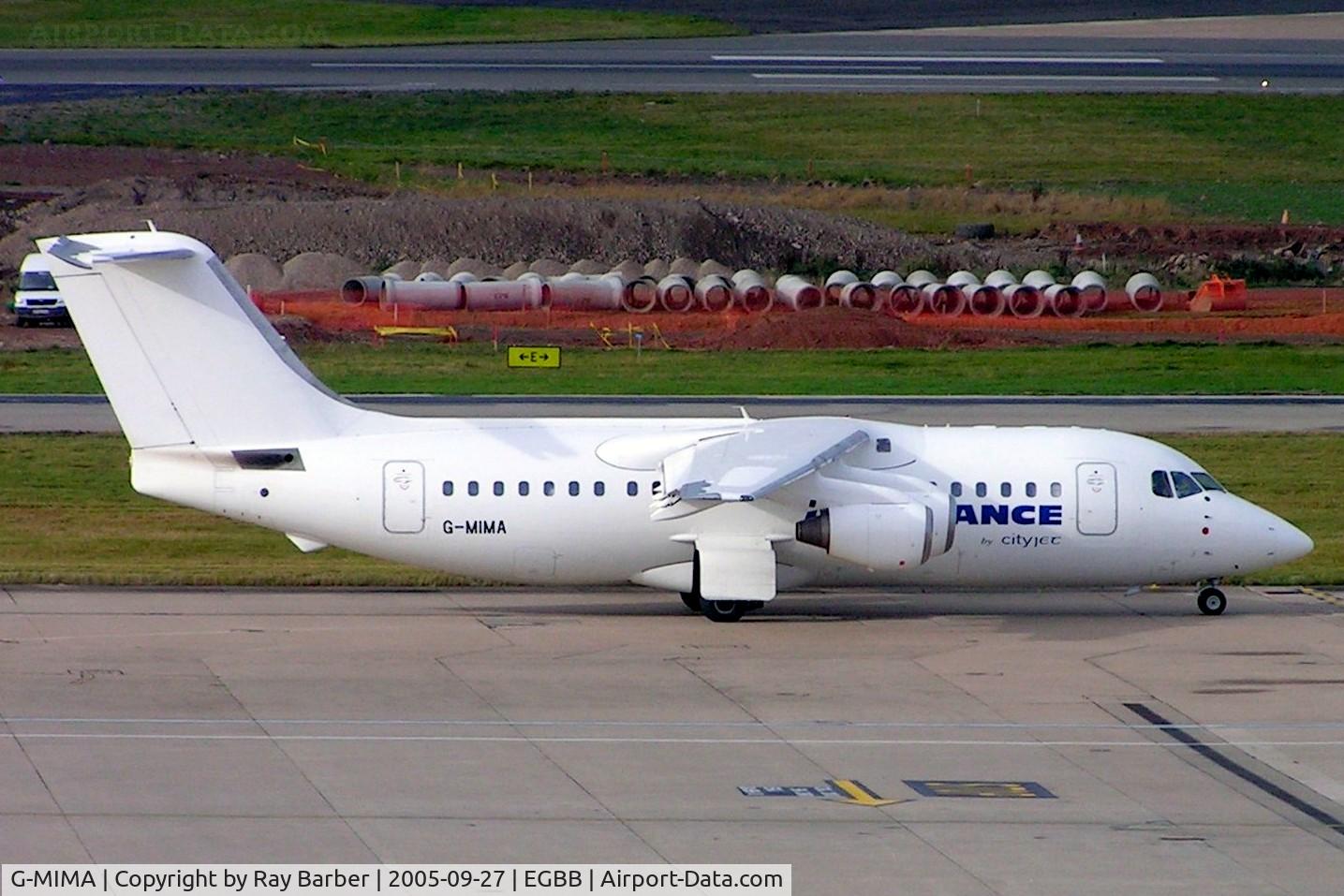 G-MIMA, 1987 British Aerospace BAe.146-200 C/N E2079, British Aerospace BAe 146-200 [E2079] (Air France/Cityjet) Birmingham International~G 27/09/2005
