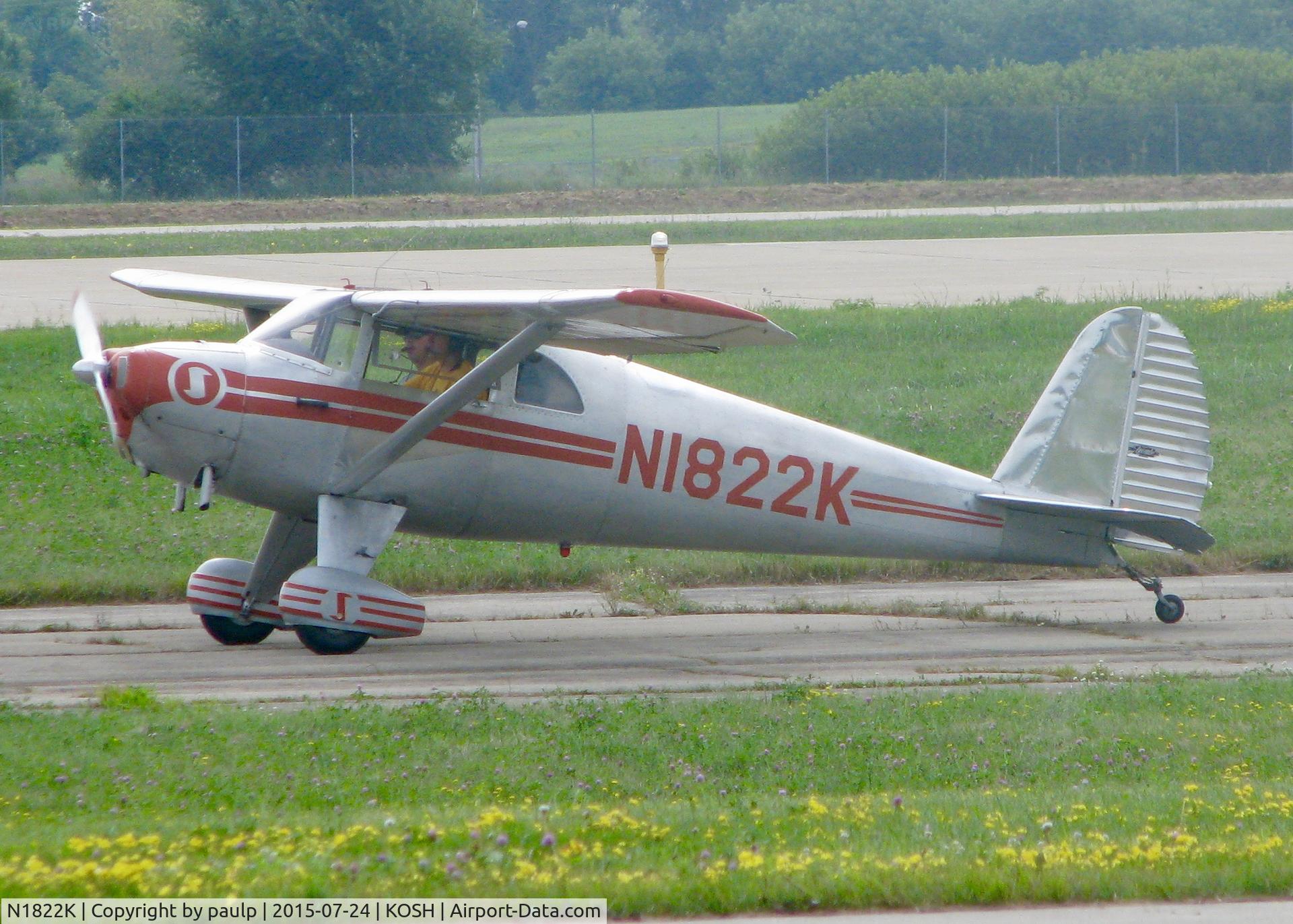 N1822K, 1946 Luscombe 8E Silvaire C/N 4549, At AirVenture.