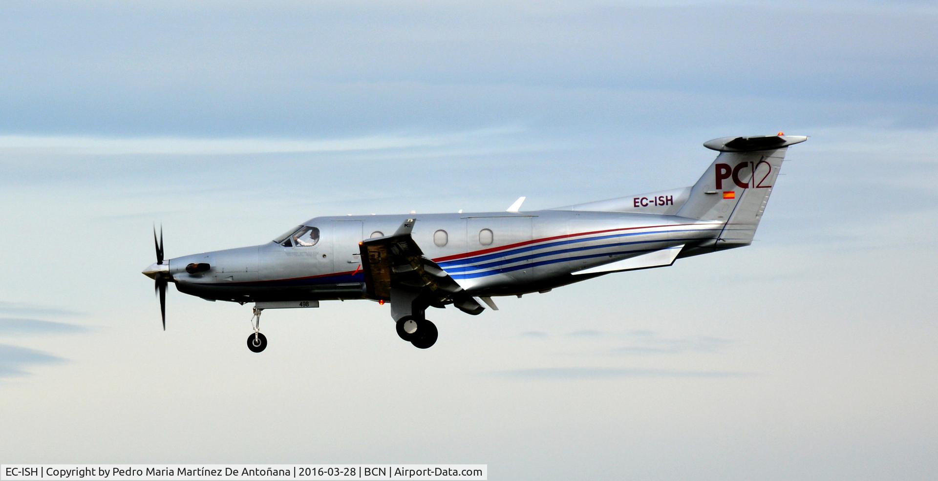 EC-ISH, 2003 Pilatus PC-12/45 C/N 498, El Prat -  Barcelona  -  España