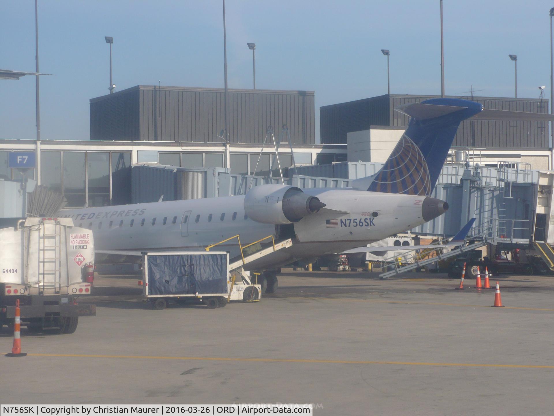 N756SK, 2005 Bombardier CRJ-701ER (CL-600-2C10) Regional Jet C/N 10221, SkyWest CRJ-700ER