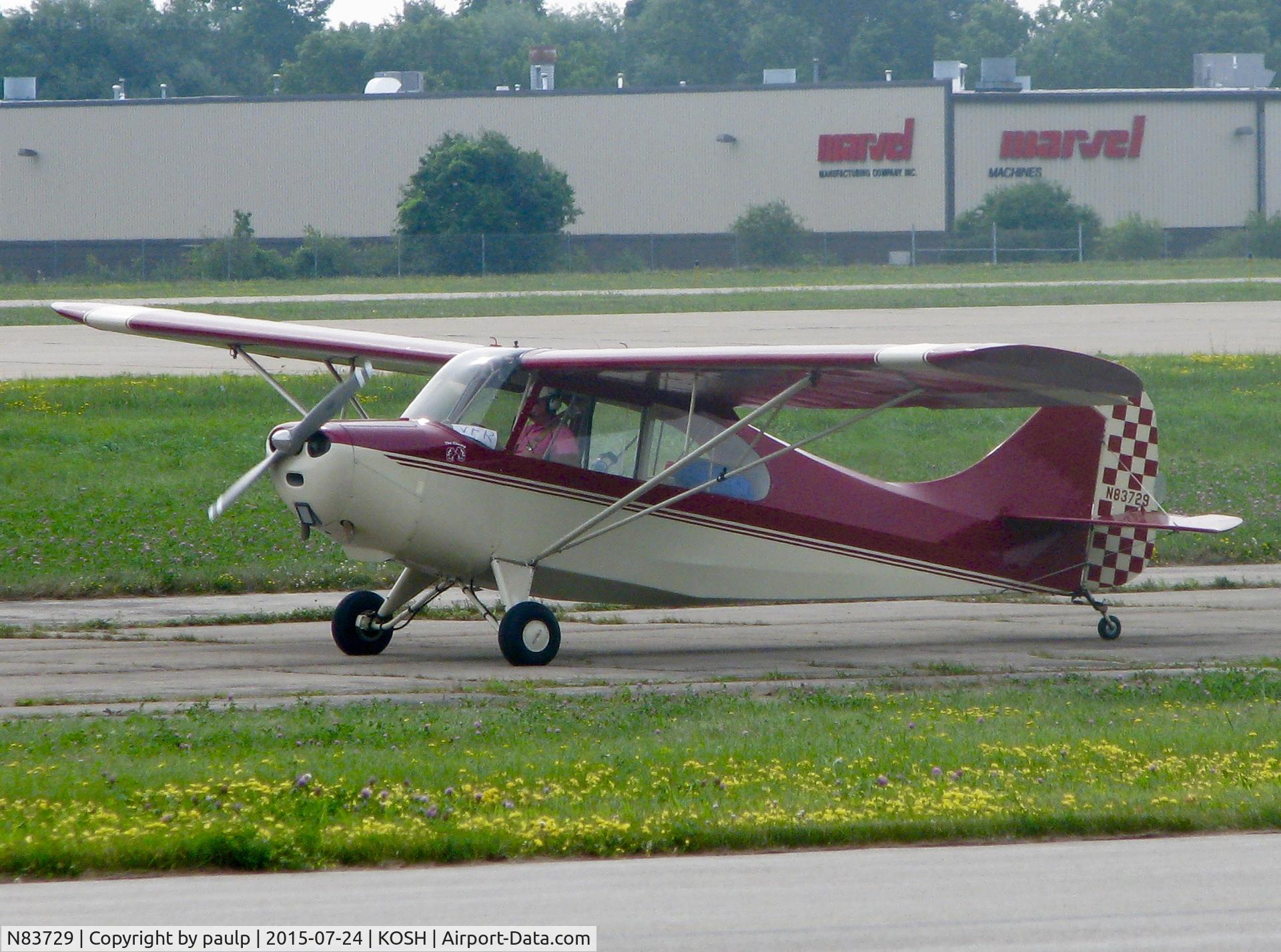 N83729, 1946 Aeronca 7AC Champion C/N 7AC-2407, At AirVenture.