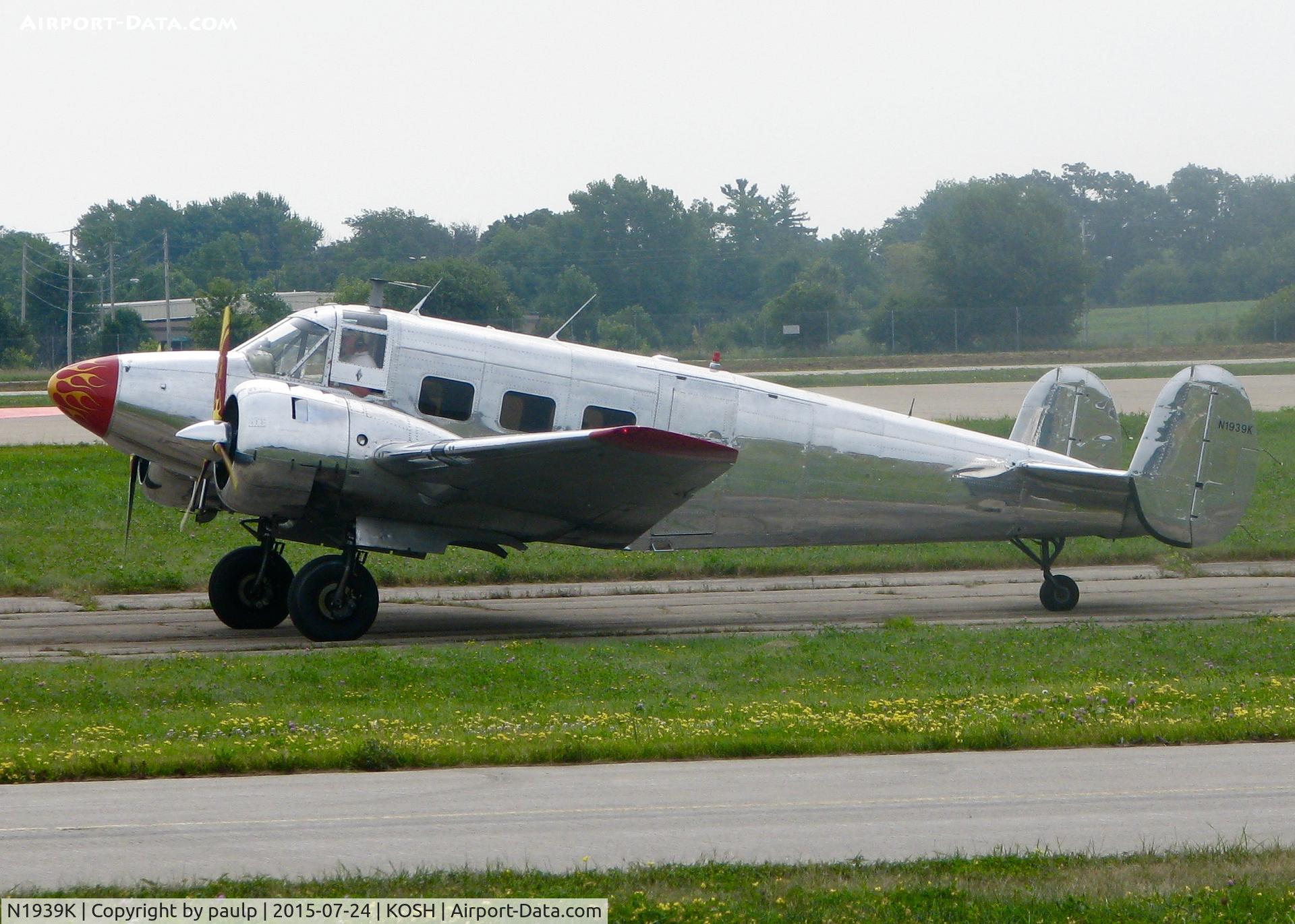 N1939K, 1959 Beech E18S-9700 C/N BA-403, At AirVenture.