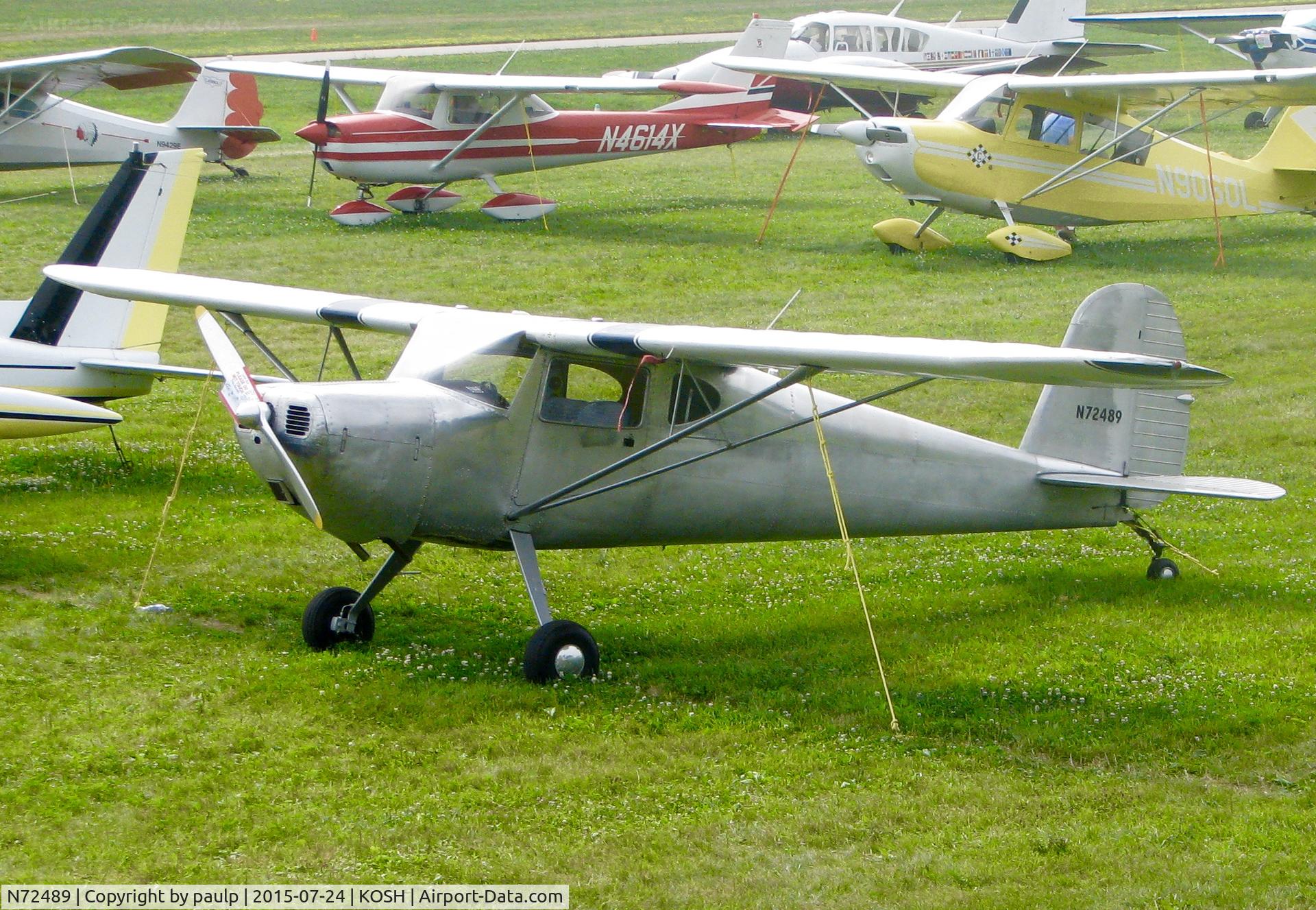 N72489, 1946 Cessna 140 C/N 9657, At AirVenture.