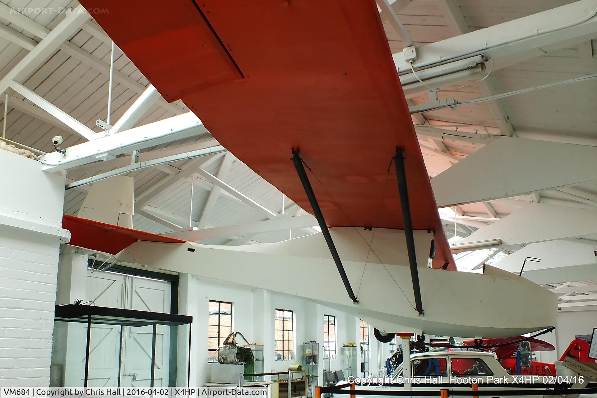VM684, Slingsby Cadet TX.2 C/N VM684, preserved at Hooton Park