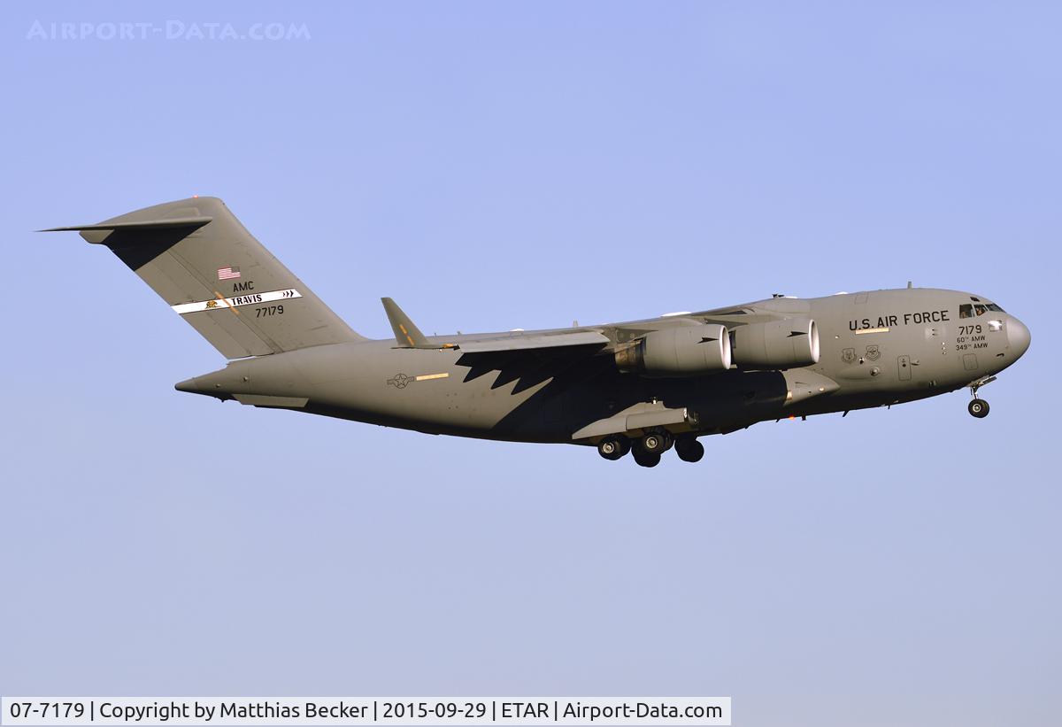 07-7179, 2007 Boeing C-17A Globemaster III C/N P-179, 07-7179