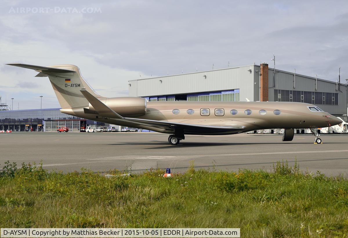 D-AYSM, 2015 Gulfstream Aerospace G650 (G-VI) C/N 6146, D-AYSM