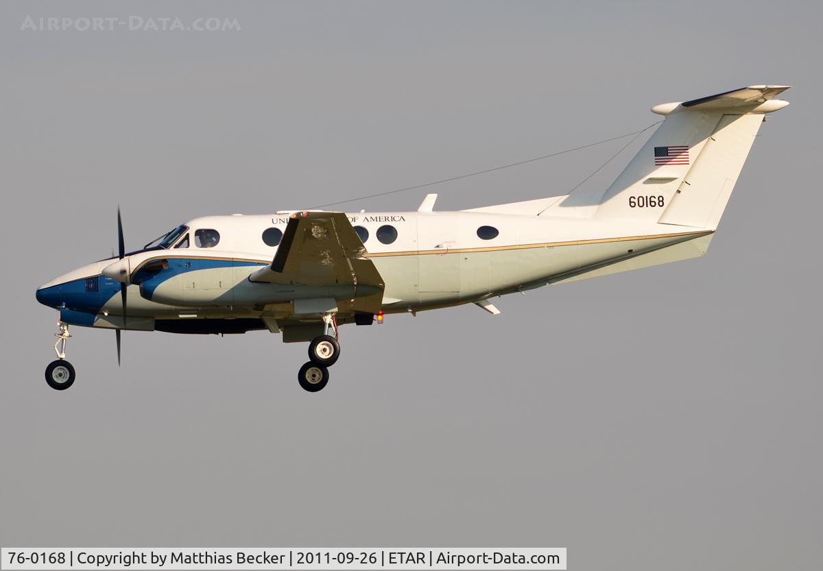 76-0168, 1976 Beech C-12A Huron C/N BD-025, 76-0168