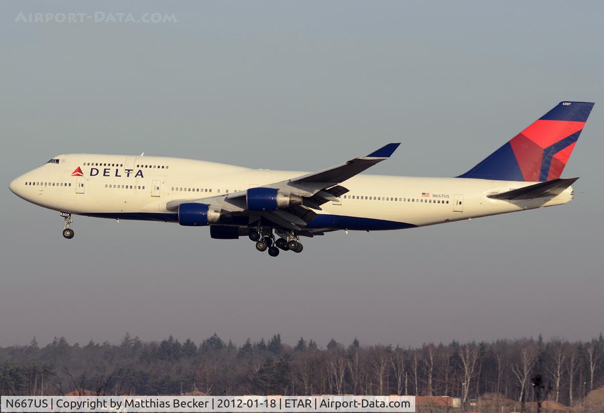 N667US, 1990 Boeing 747-451 C/N 24222, N667US