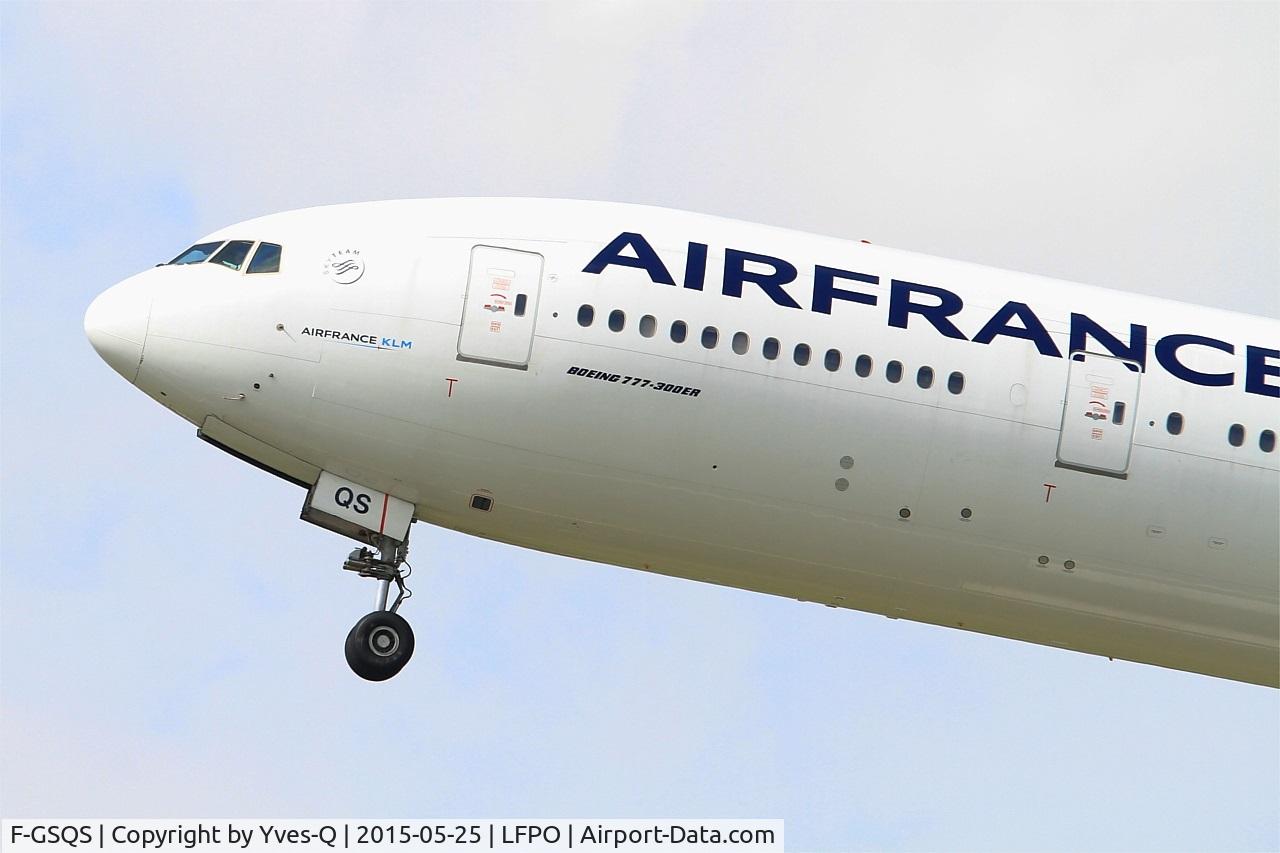 F-GSQS, 2007 Boeing 777-328/ER C/N 32962, Boeing 777-328 (ER), Take off rwy 24, Paris-Orly Airport (LFPO-ORY)