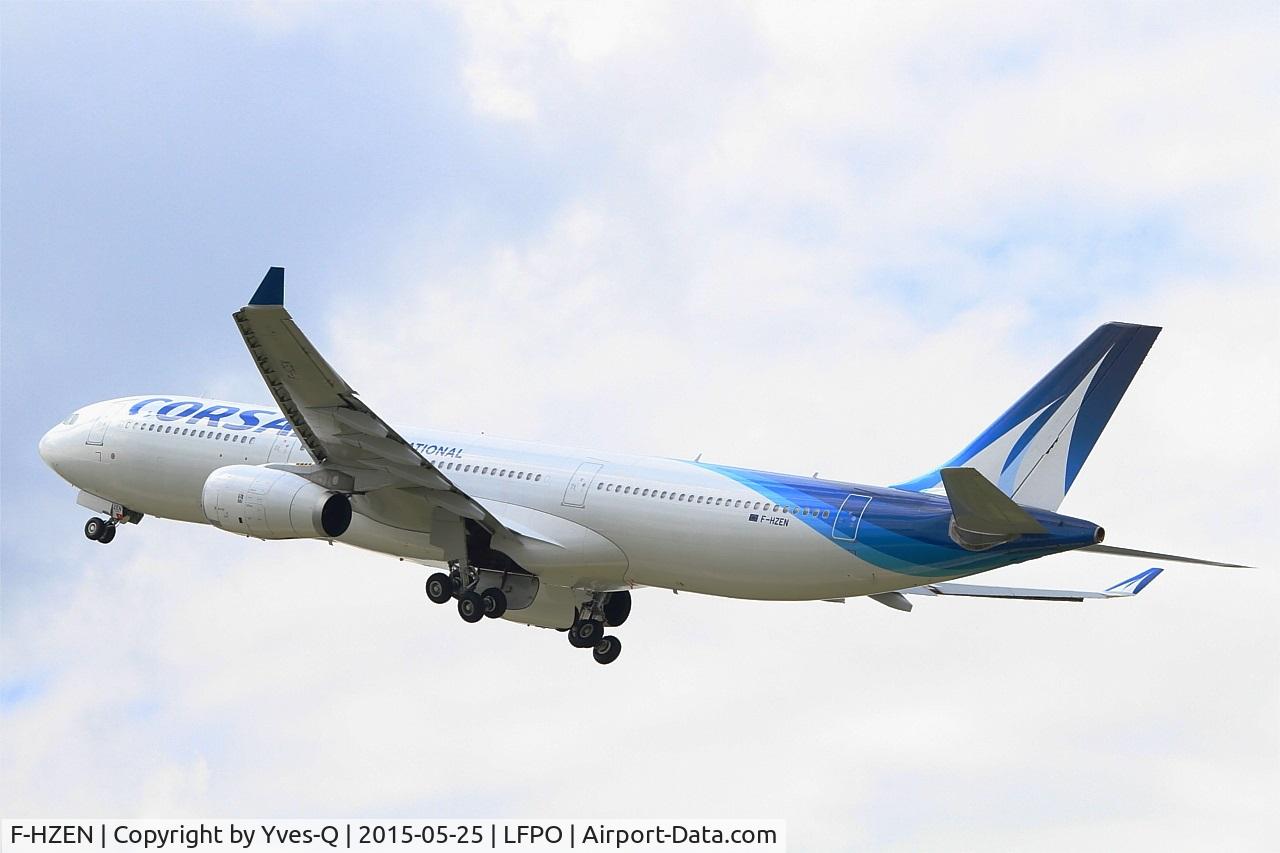 F-HZEN, 2012 Airbus A330-343X C/N 1376, Airbus A330-343X, Take off rwy 24, Paris-Orly airport (LFPO-ORY)