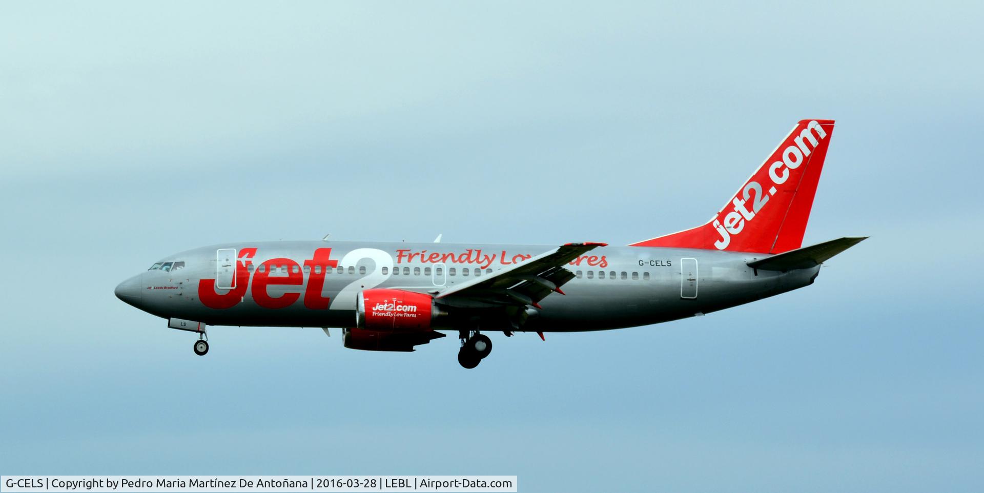 G-CELS, 1986 Boeing 737-377 C/N 23660, El Prat -  Barcelona  -  España