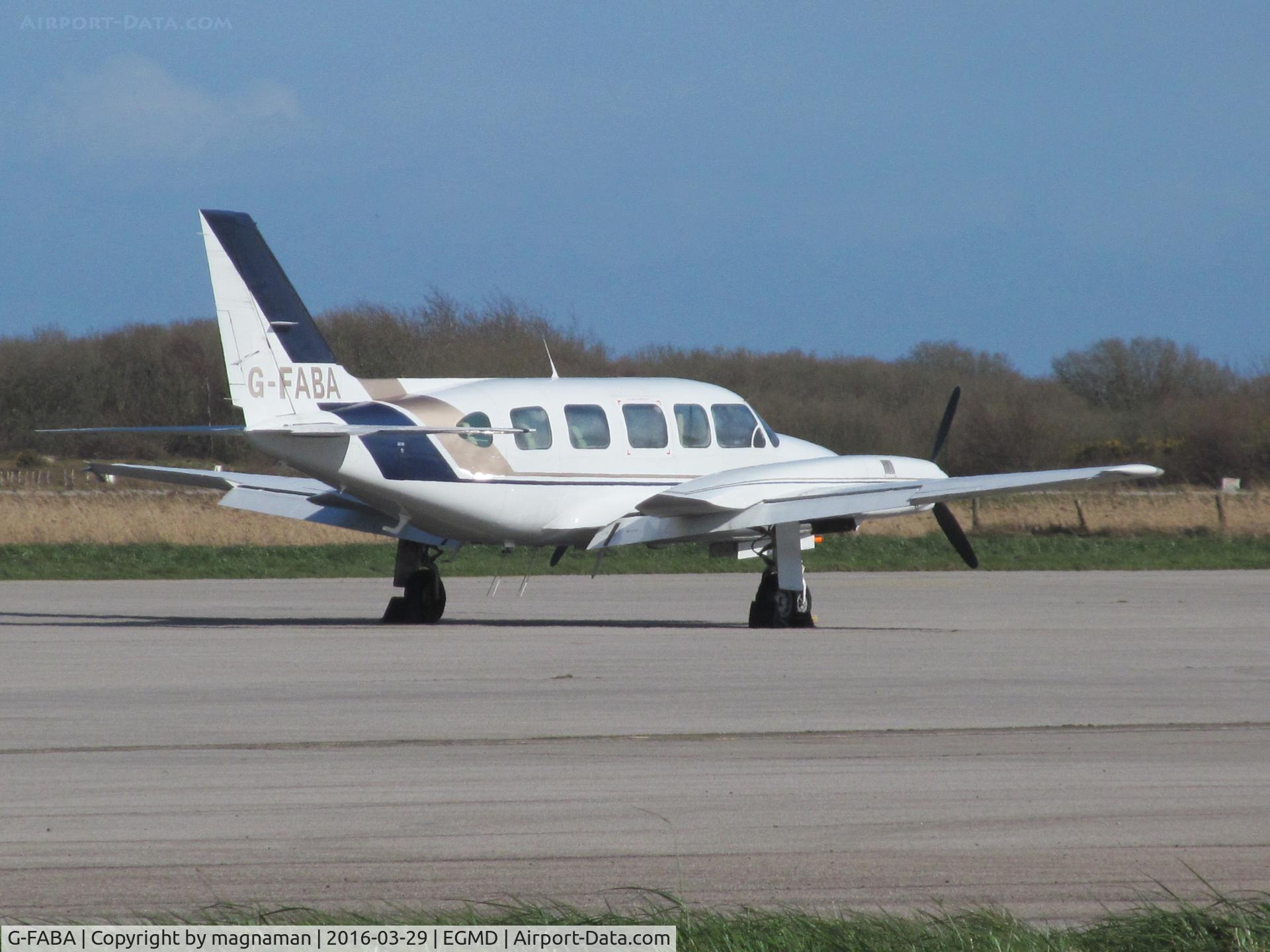 G-FABA, 1976 Piper PA-31-350 Navajo Chieftain Chieftain C/N 31-7652175, at sunny lydd