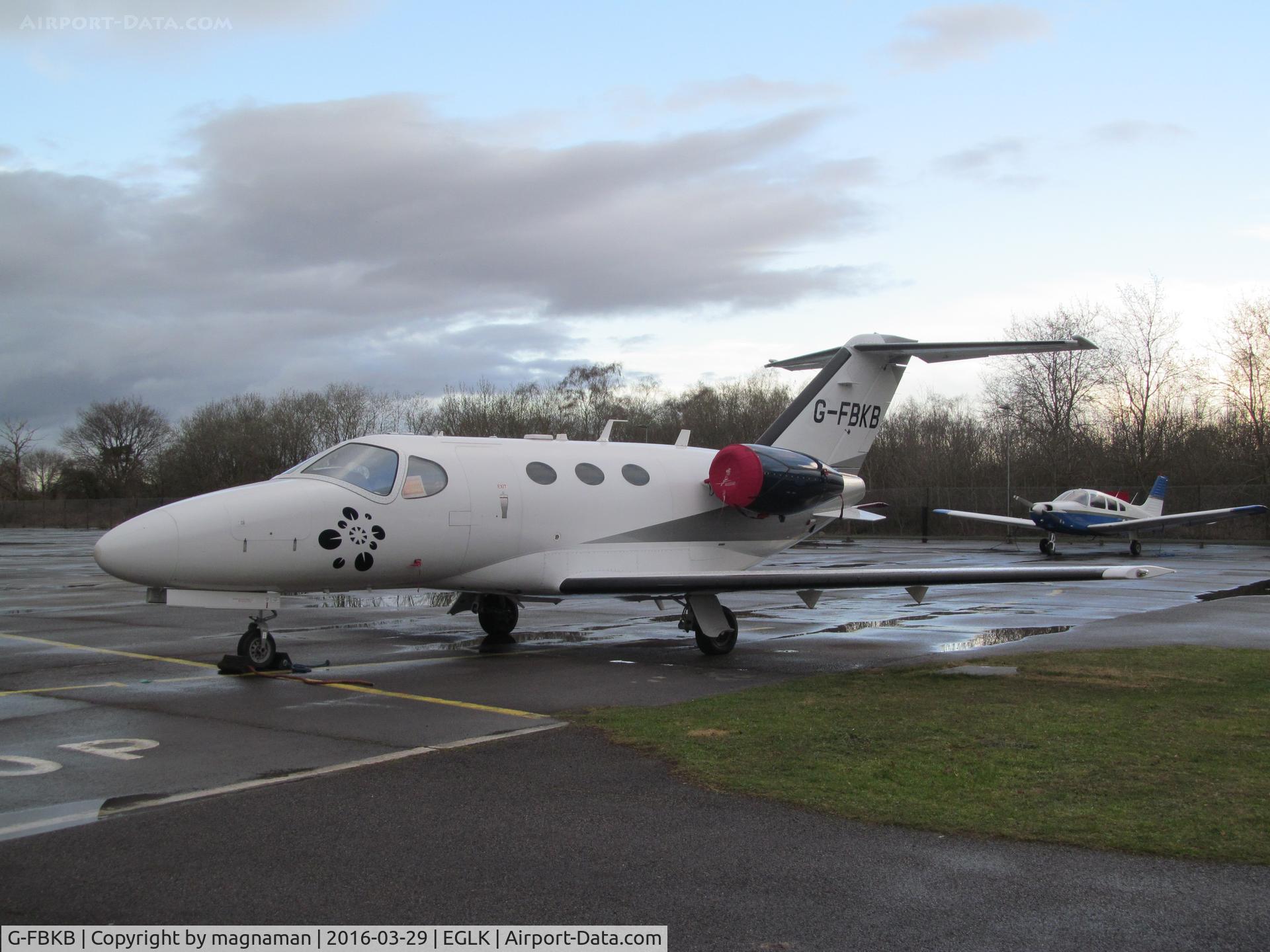 G-FBKB, 2008 Cessna 510 Citation Mustang Citation Mustang C/N 510-0126, on apron at bushe