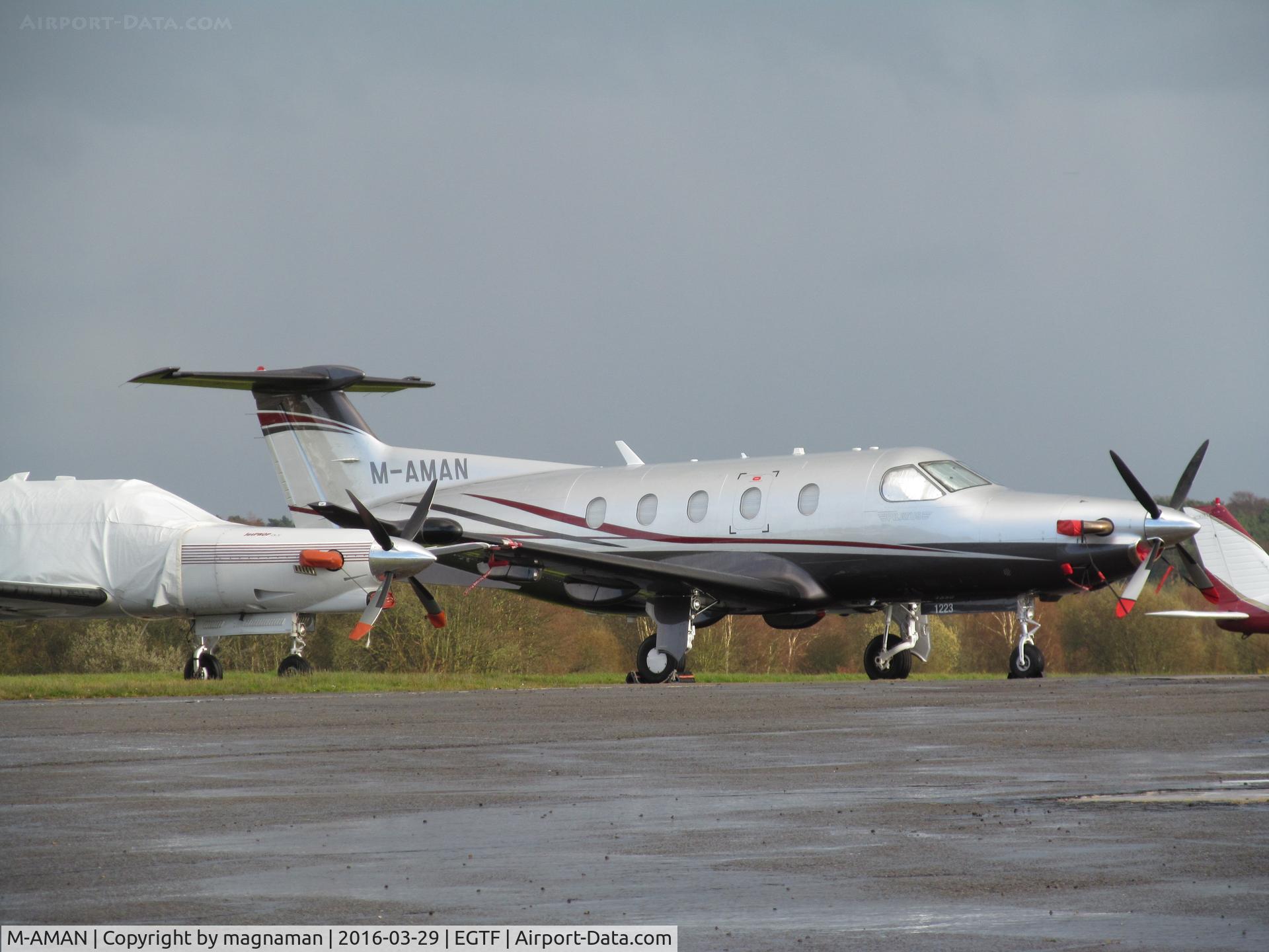 M-AMAN, 2010 Pilatus PC-12/47E C/N 1223, at home base
