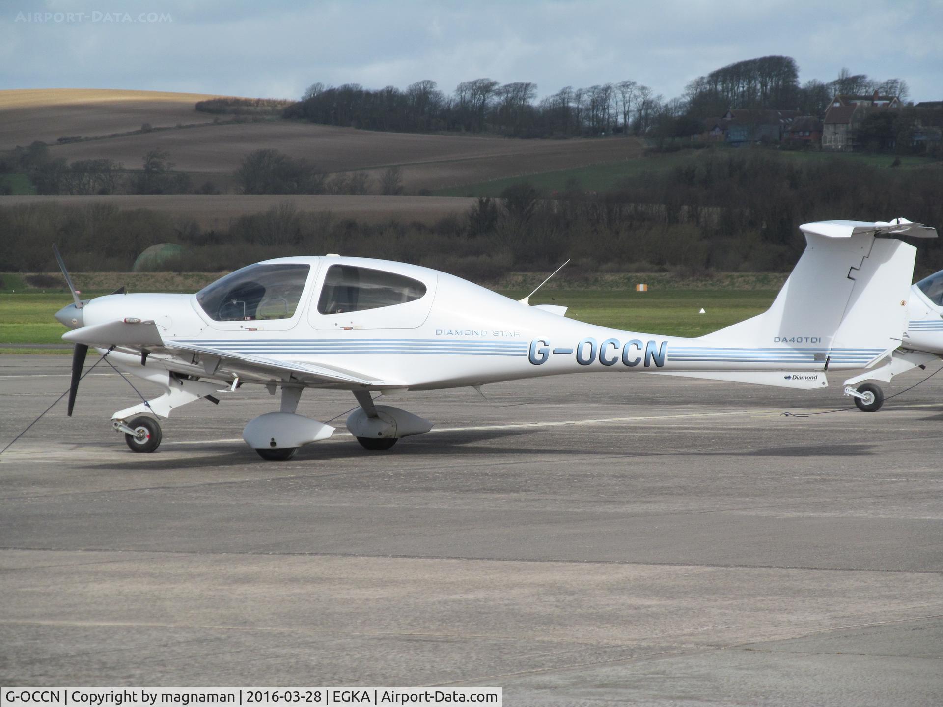 G-OCCN, 2006 Diamond DA-40D Diamond Star C/N D4.241, on apron