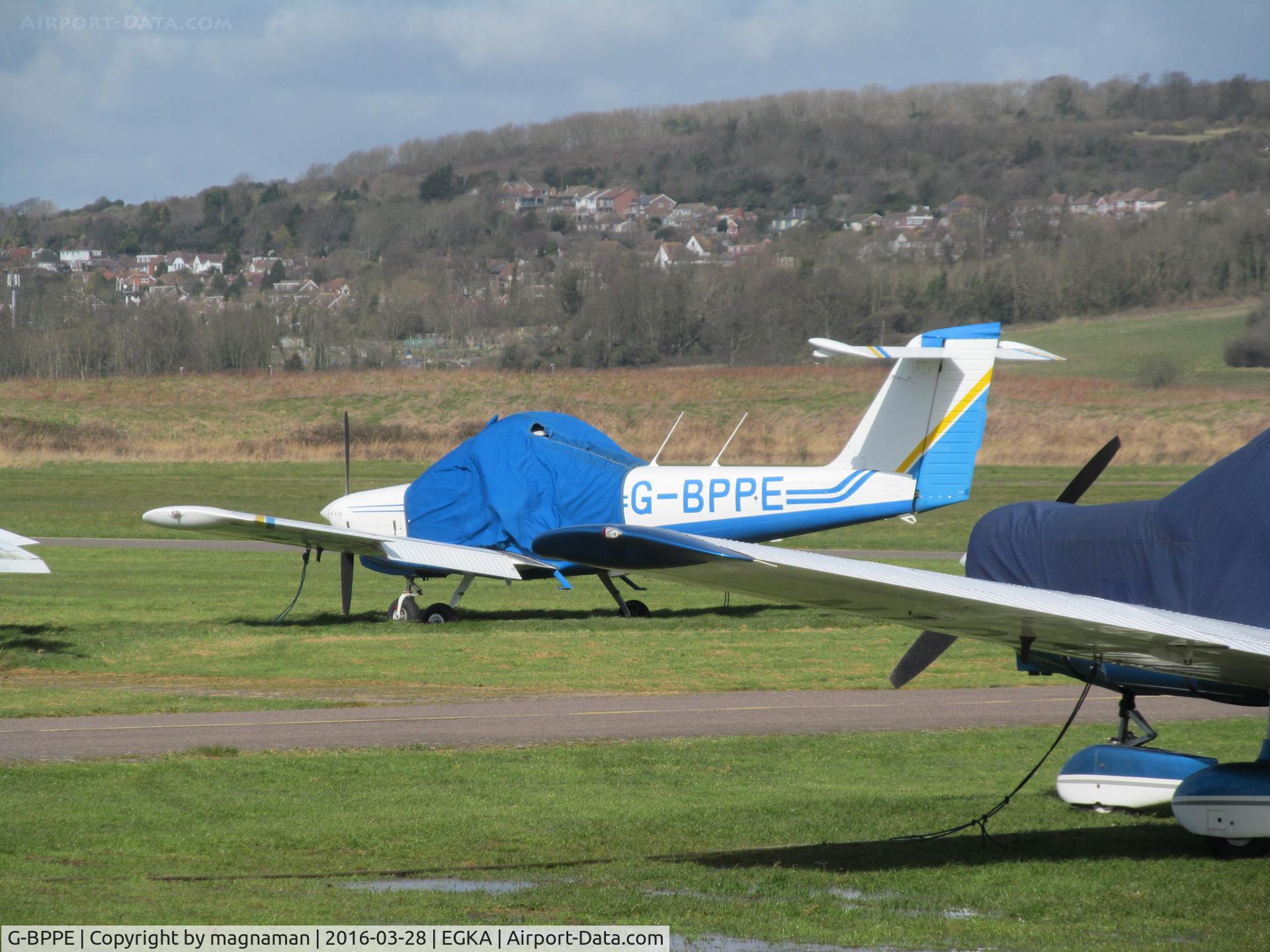 G-BPPE, 1979 Piper PA-38-112 Tomahawk Tomahawk C/N 38-79A0189, on grass or out to grass?