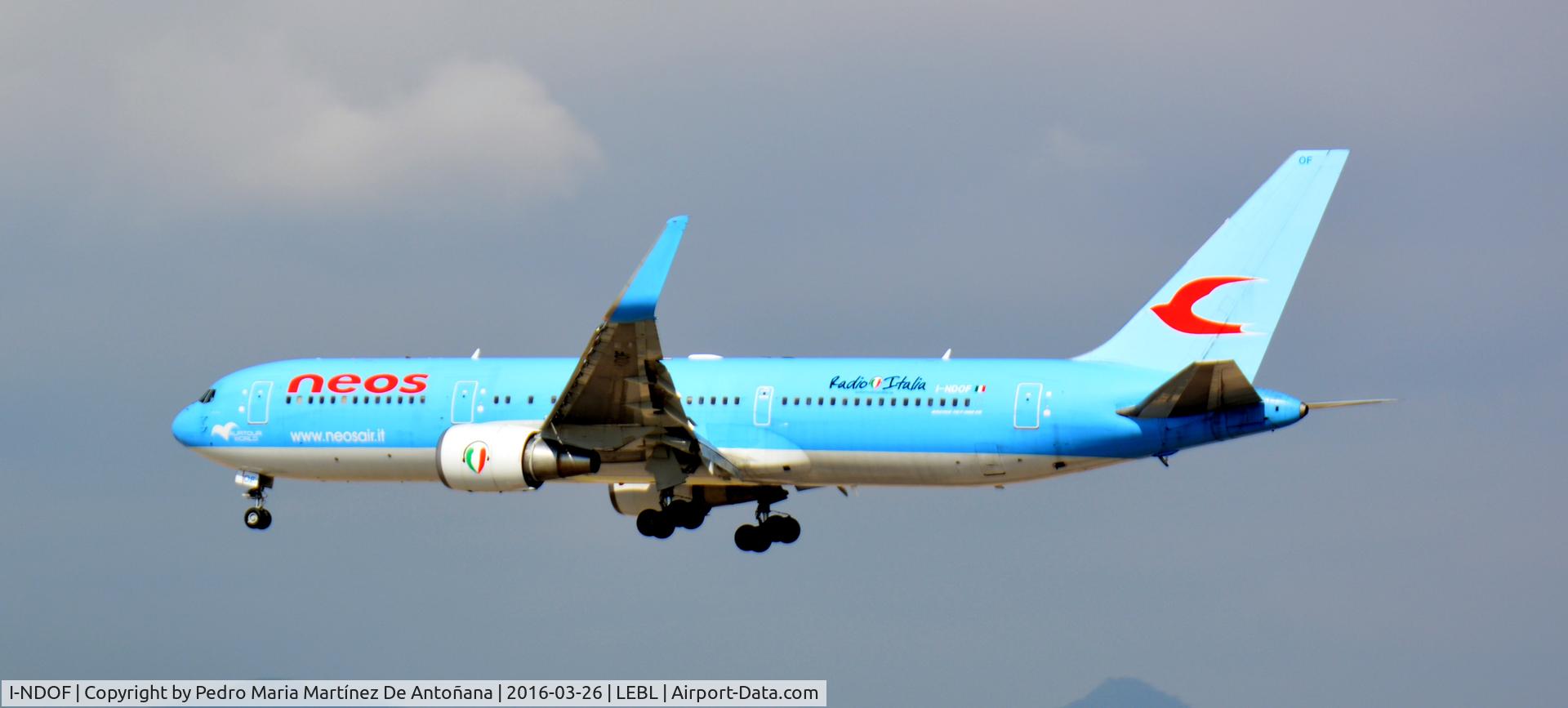 I-NDOF, 1996 Boeing 767-306/ER C/N 27610, El Prat -  Barcelona  -  España