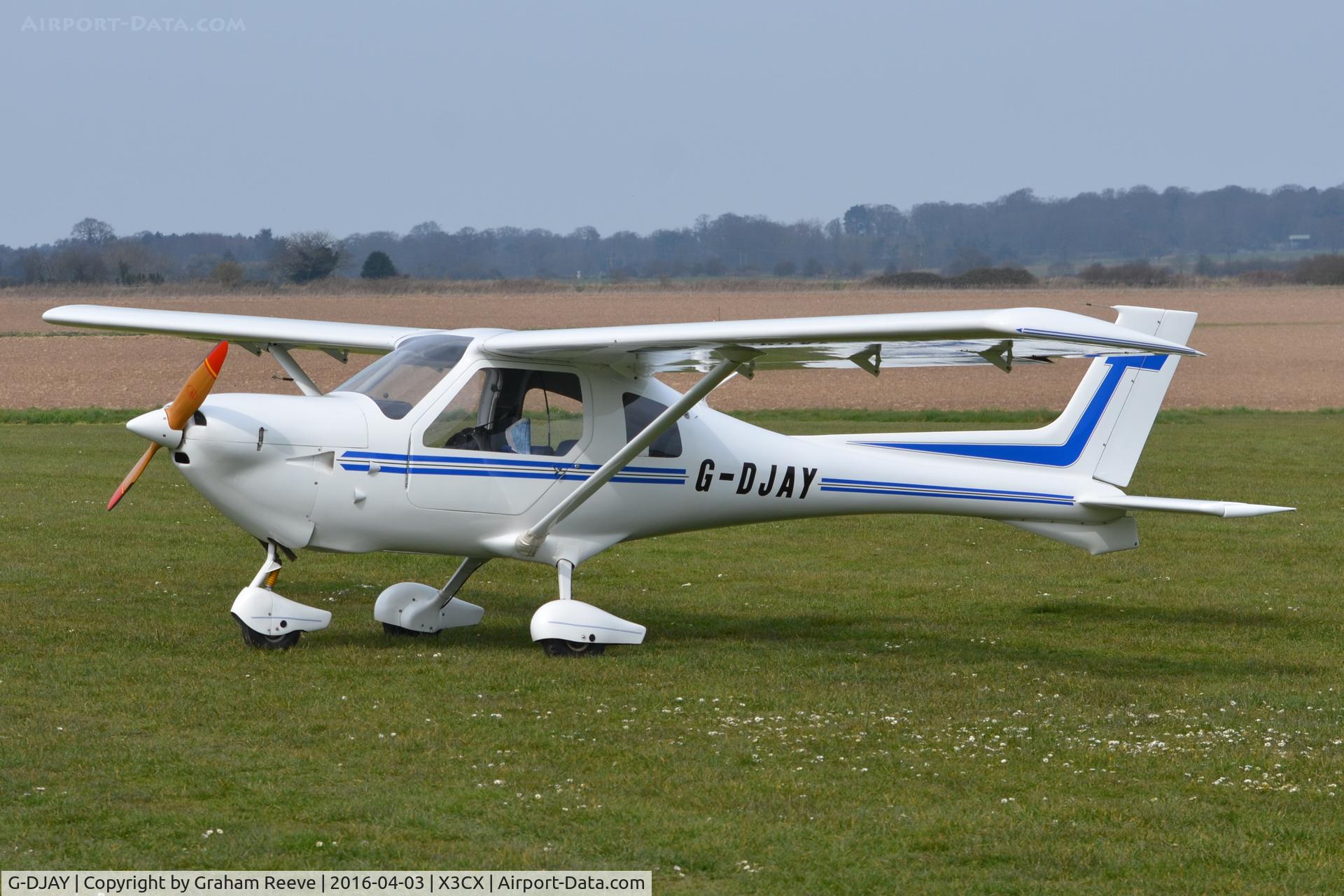 G-DJAY, 2001 Jabiru UL-450 C/N PFA 274A-13633, Just landed at Northrepps.