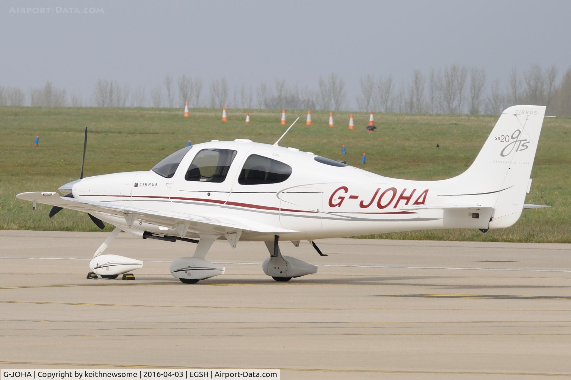 G-JOHA, 2008 Cirrus SR20 G3 GTS C/N 1968, Nice Visitor.