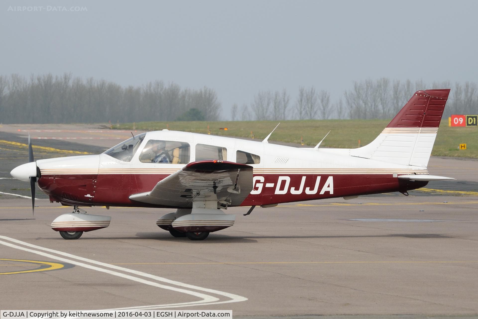 G-DJJA, 1984 Piper PA-28-181 Cherokee Archer II C/N 28-8490014, Nice Visitor.
