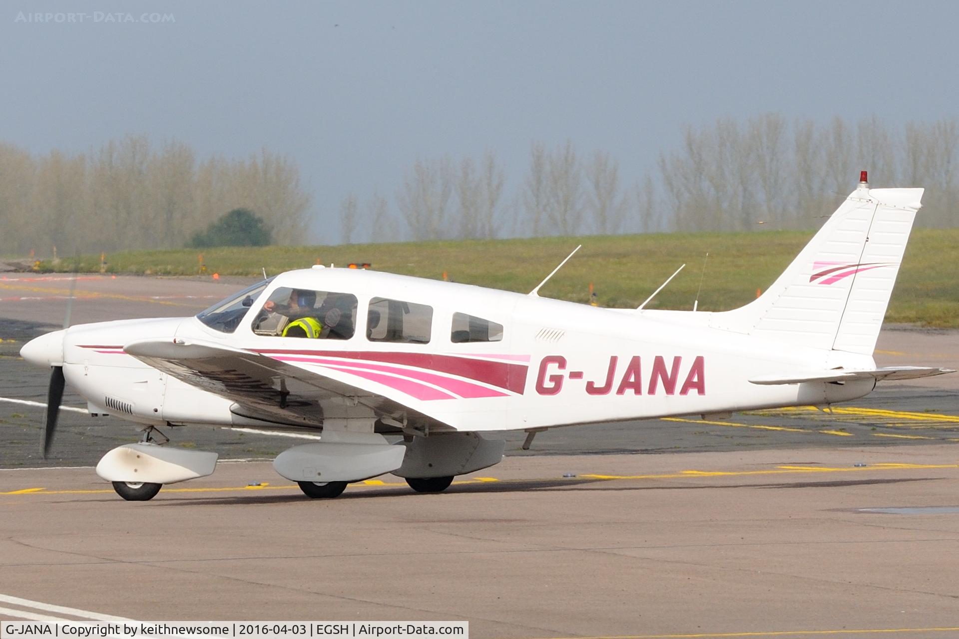 G-JANA, 1979 Piper PA-28-181 Cherokee Archer II C/N 28-7990483, Nice Visitor.