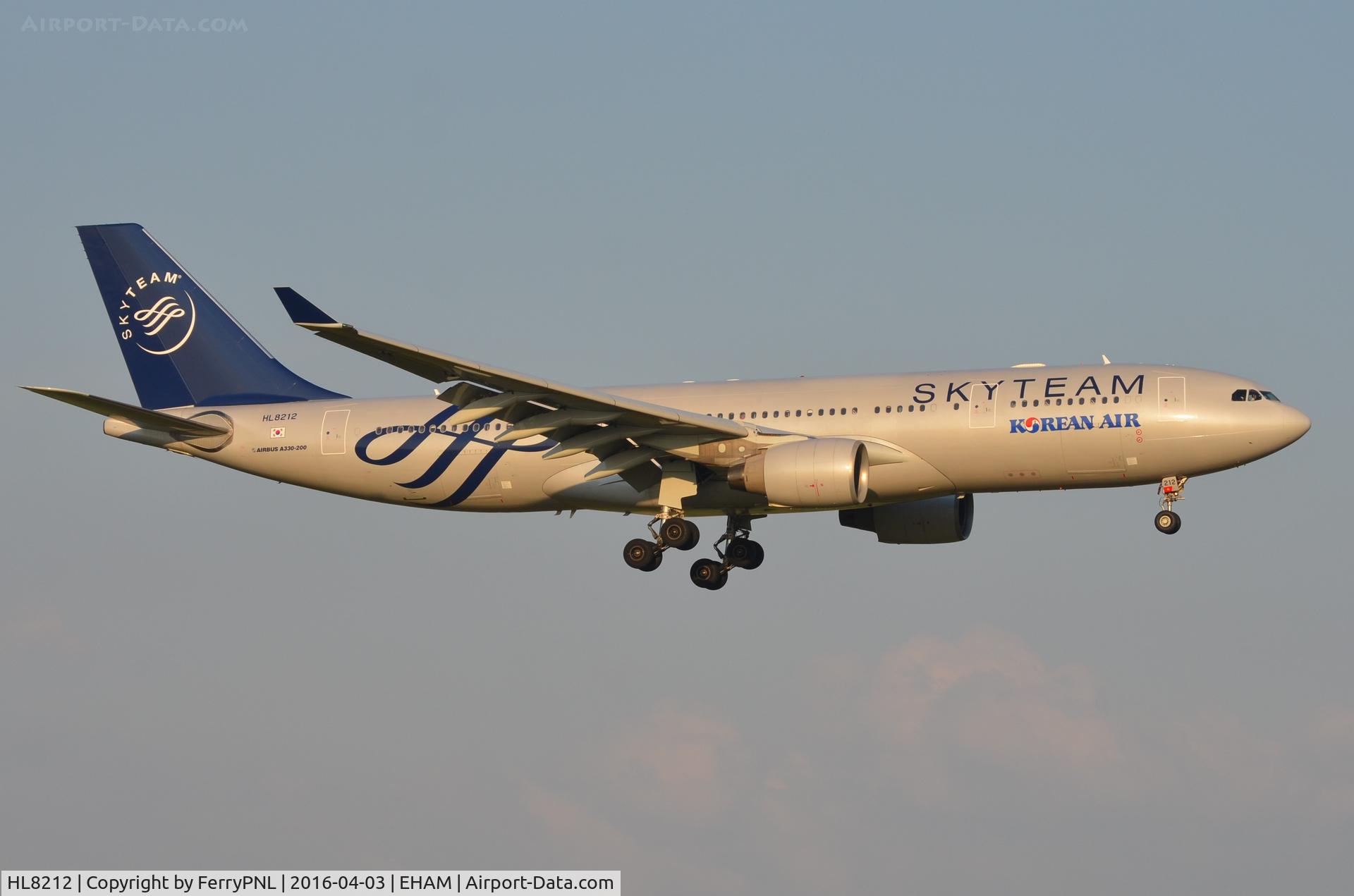 HL8212, 2010 Airbus A330-223 C/N 1155, Korean A332 in Skyteam c/s
