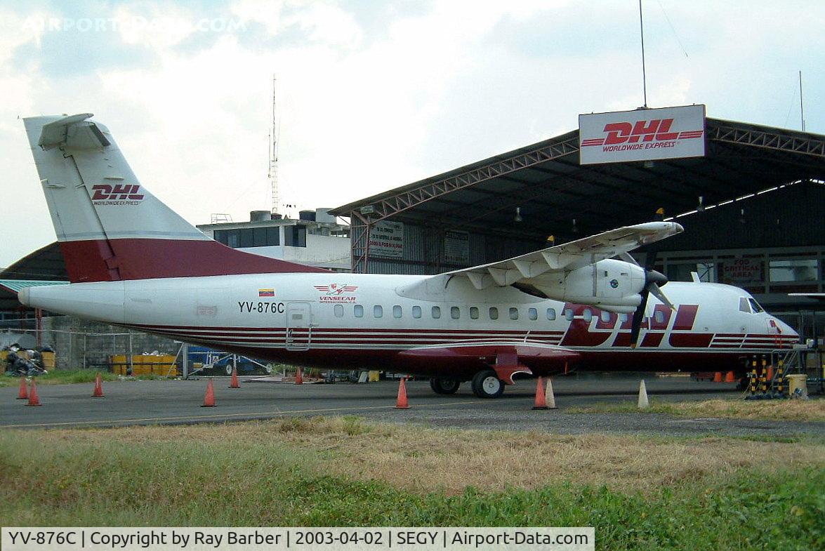 YV-876C, 1987 ATR 42-312 C/N 052, Aerospatiale ATR-42-312 [052] (DHL/Venescar Int) José Joaquín de Olmedo Int~HC 02/04/2003