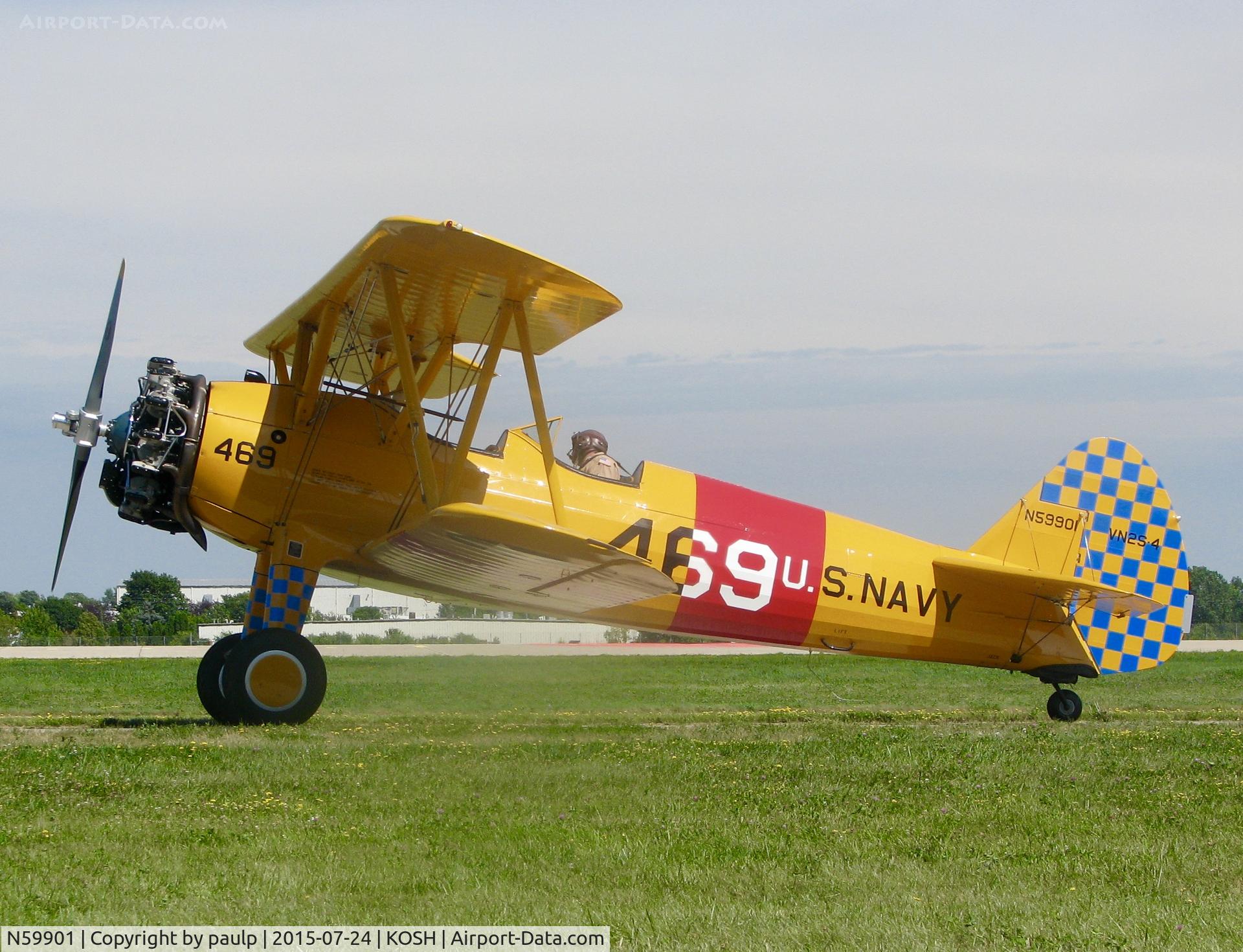N59901, 1942 Boeing A75N1(PT17) C/N 75-3379, At AirVenture.