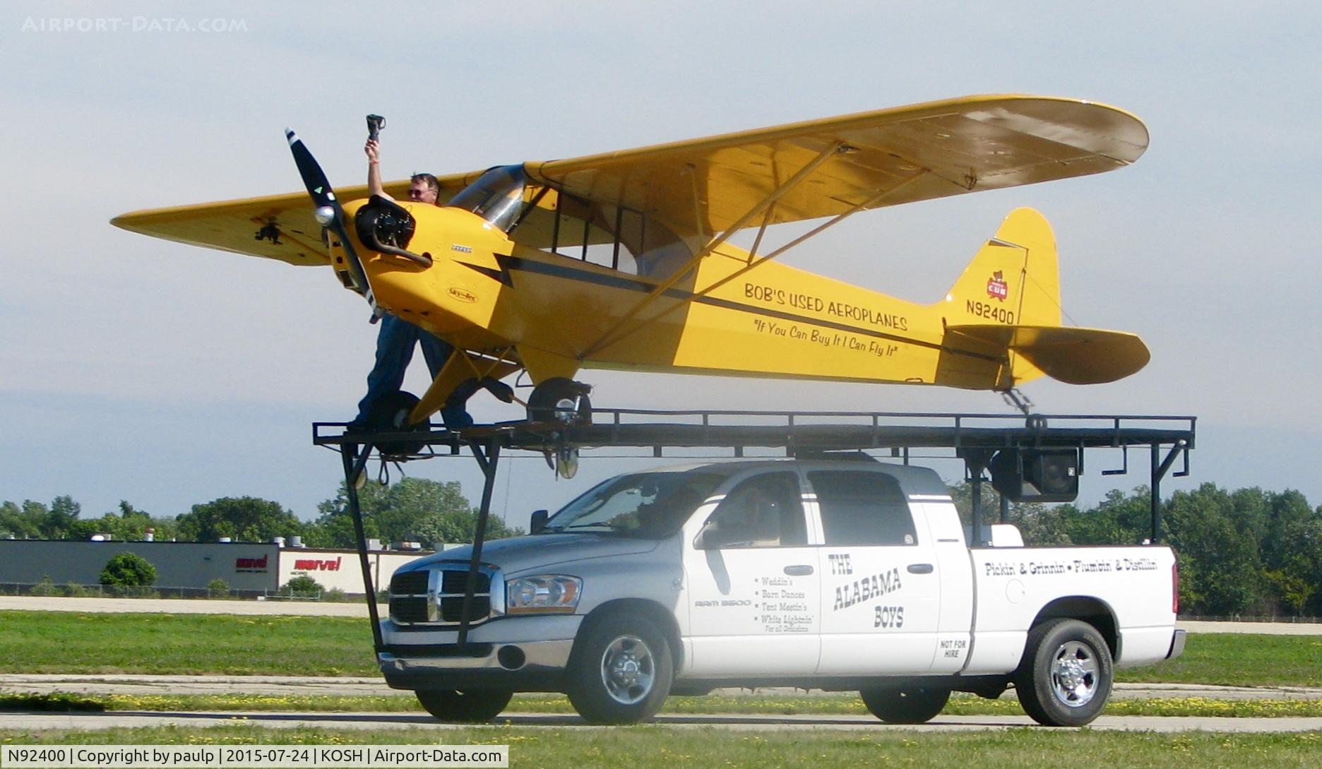 N92400, 1946 Piper J3C-65 Cub Cub C/N 16862, At AirVenture.