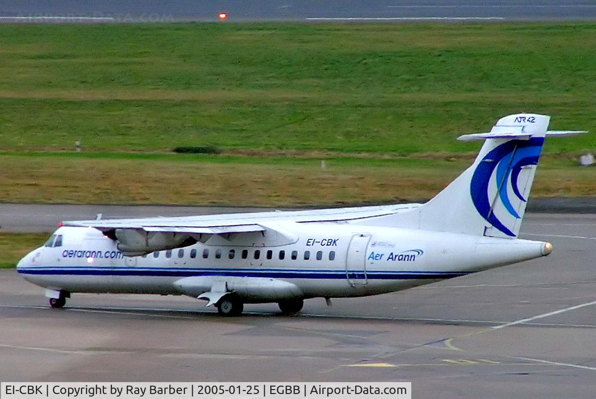 EI-CBK, 1990 ATR 42-300 C/N 199, Aerospatiale ATR-42-312 [199] (Aer Arann) Birmingham International~G 25/01/2005