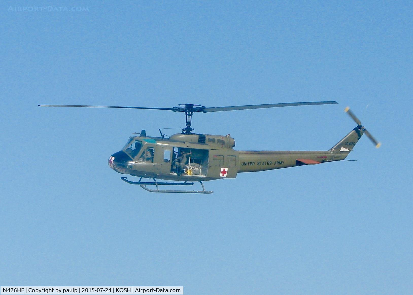 N426HF, 1970 Bell UH-1H-BF Iroquois C/N 12731, At AirVenture.