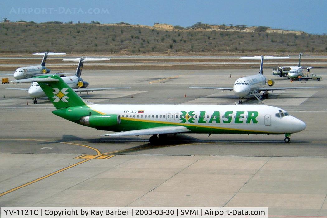 YV-1121C, 1968 Douglas DC-9-32 C/N 47281, McDonnell Douglas DC-9-32 [47281] (Laser) Caracas-Simon Bolivar International~YV 30/03/2003