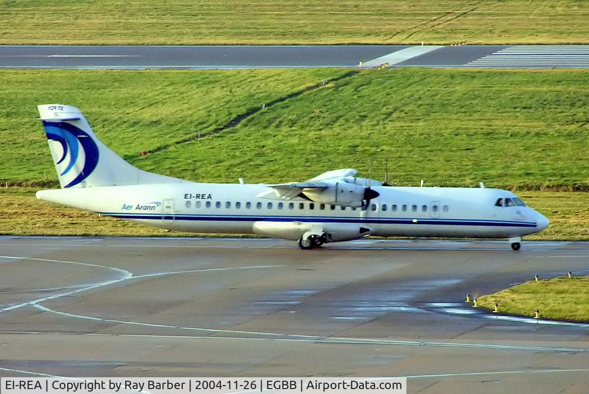 EI-REA, 1995 ATR 72-202 C/N 441, Aerospatiale ATR-72-202 [441] (Aer Arann) Birmingham International~G 27/09/2005