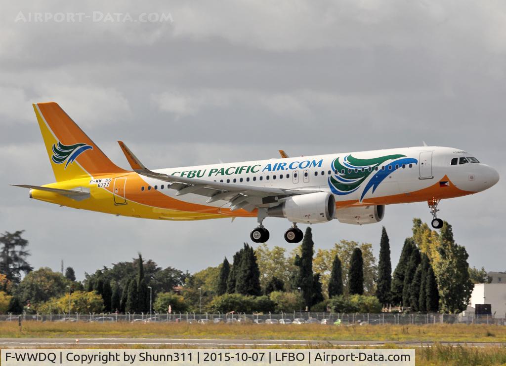 F-WWDQ, 2015 Airbus A320-214 C/N 6777, C/n 6777 - To be RP-C4105
