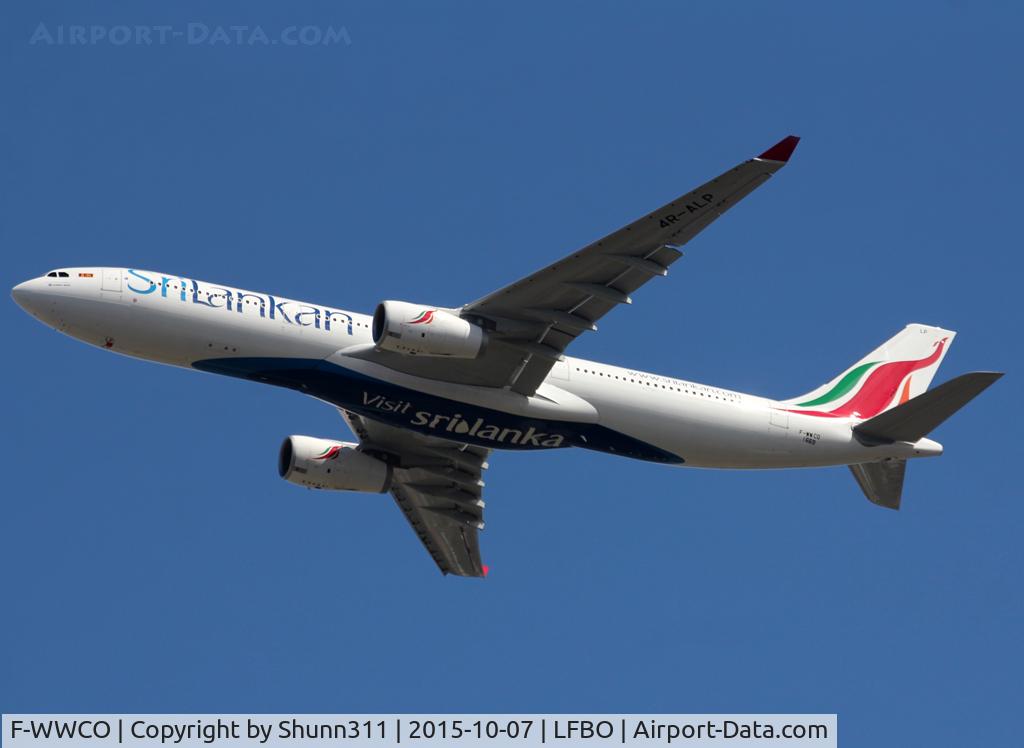 F-WWCO, 2015 Airbus A330-343 C/N 1669, C/n 1669 - To be 4R-ALP