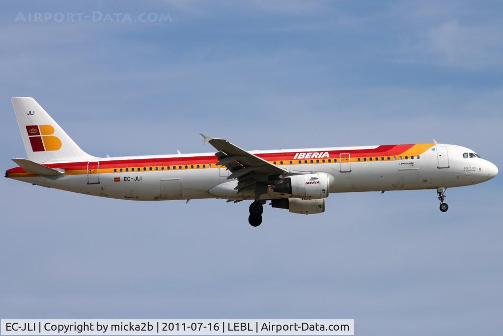 EC-JLI, 2005 Airbus A321-211 C/N 2563, Landing