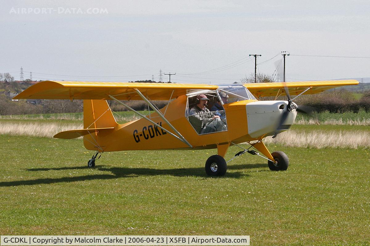 G-CDKL, 2005 Reality Escapade 912(2) C/N BMAA/HB/359, Reality Escapade 912-2, Fishburn Airfield, April 2006.