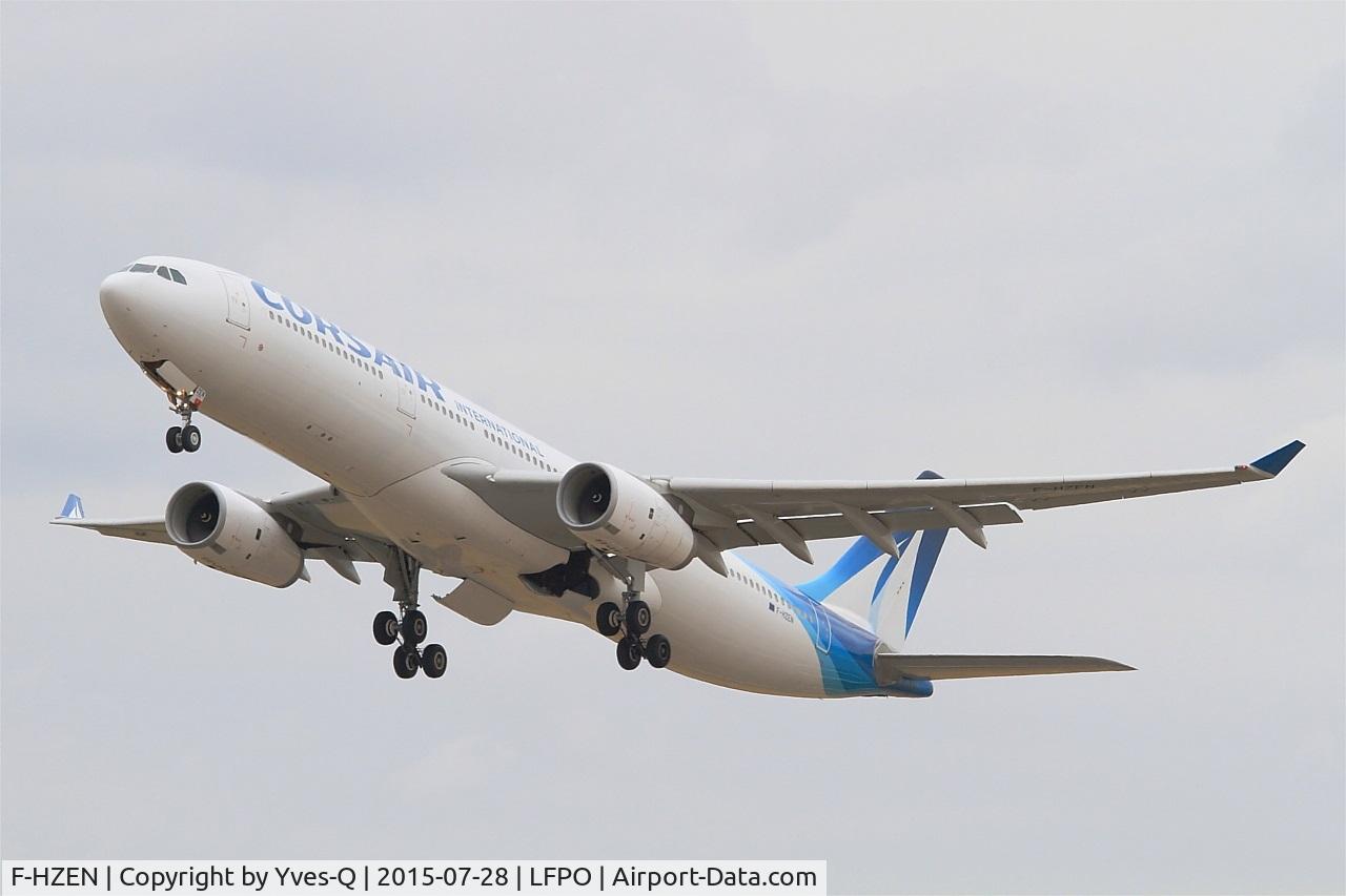 F-HZEN, 2012 Airbus A330-343X C/N 1376, Airbus A330-343X, Take off rwy 24, Paris-Orly airport (LFPO-ORY)