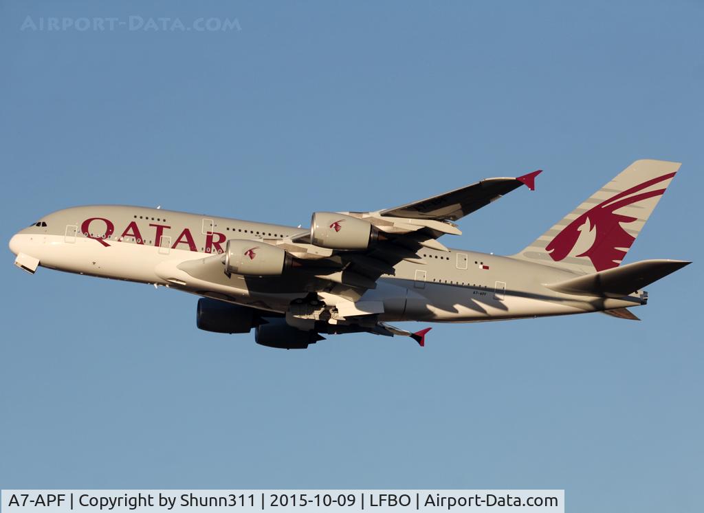 A7-APF, 2015 Airbus A380-861 C/N 0189, Delivery day...