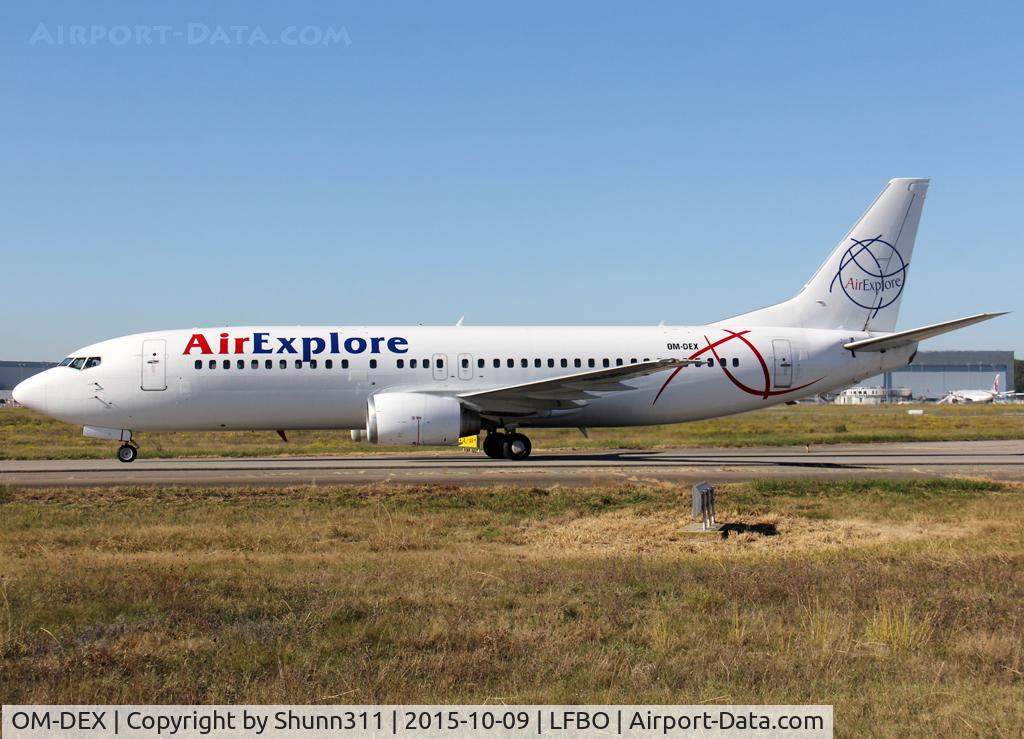 OM-DEX, 1997 Boeing 737-46J C/N 28867, Taxiing to the Terminal...