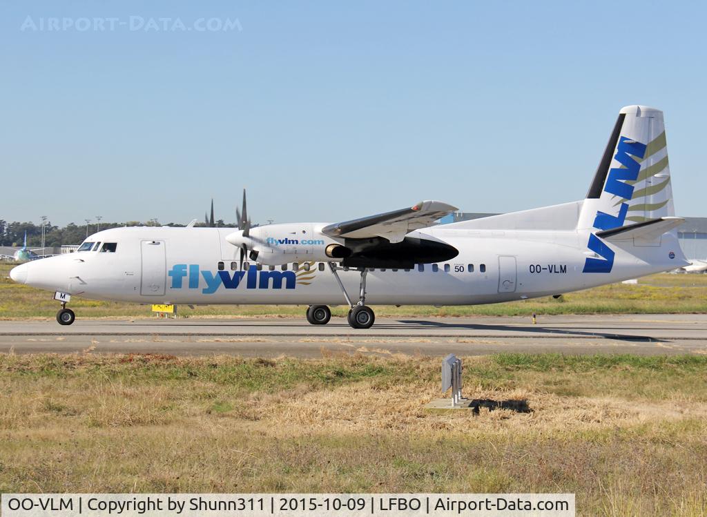 OO-VLM, 1988 Fokker 50 C/N 20135, Taxiing to the Terminal...