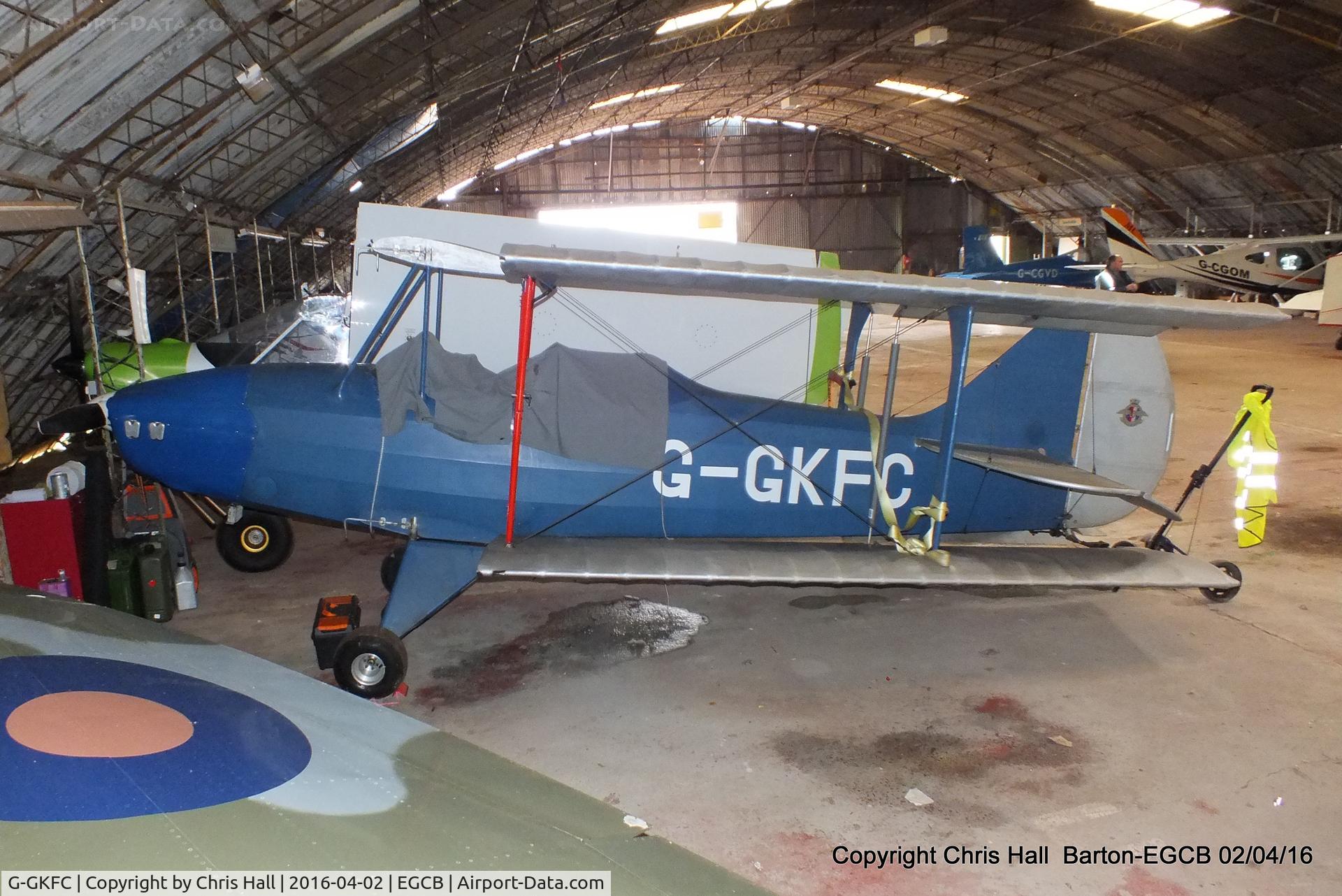 G-GKFC, 1999 Tiger Cub Developments RL5A Sherwood Ranger LW C/N PFA 237-12947, Barton resident