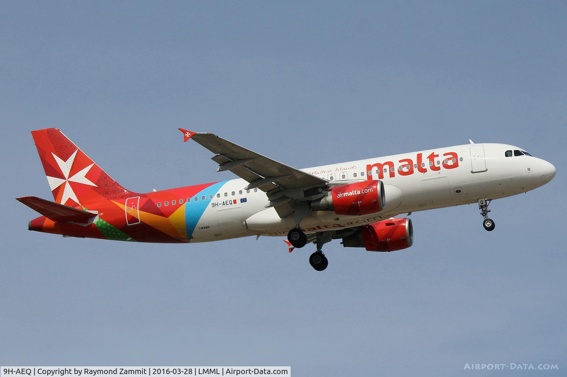 9H-AEQ, 2007 Airbus A320-214 C/N 3068, A320 9H-AEQ Air Malta