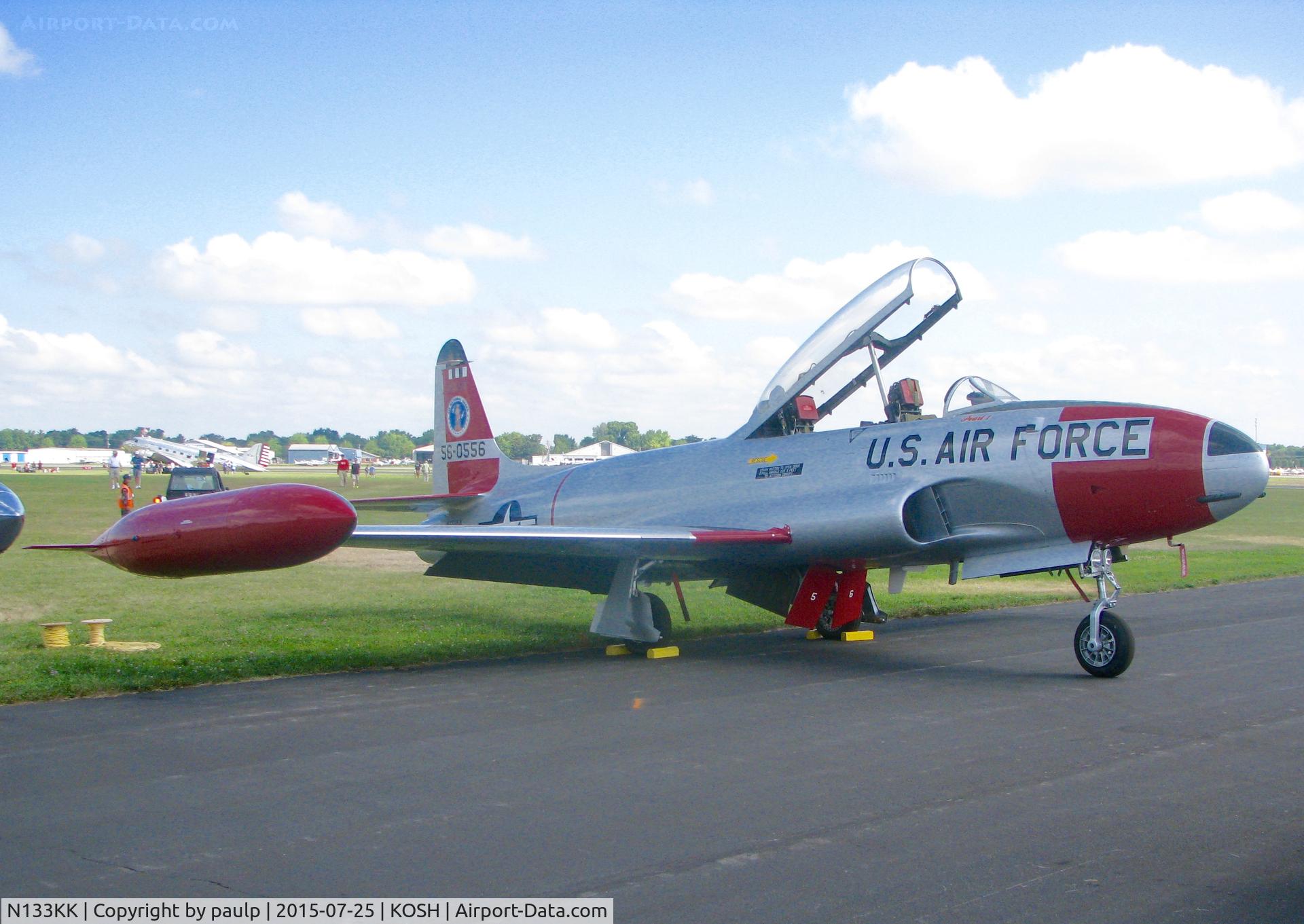 N133KK, Canadair T-33AN Silver Star 3 C/N T33-556, At AirVenture.