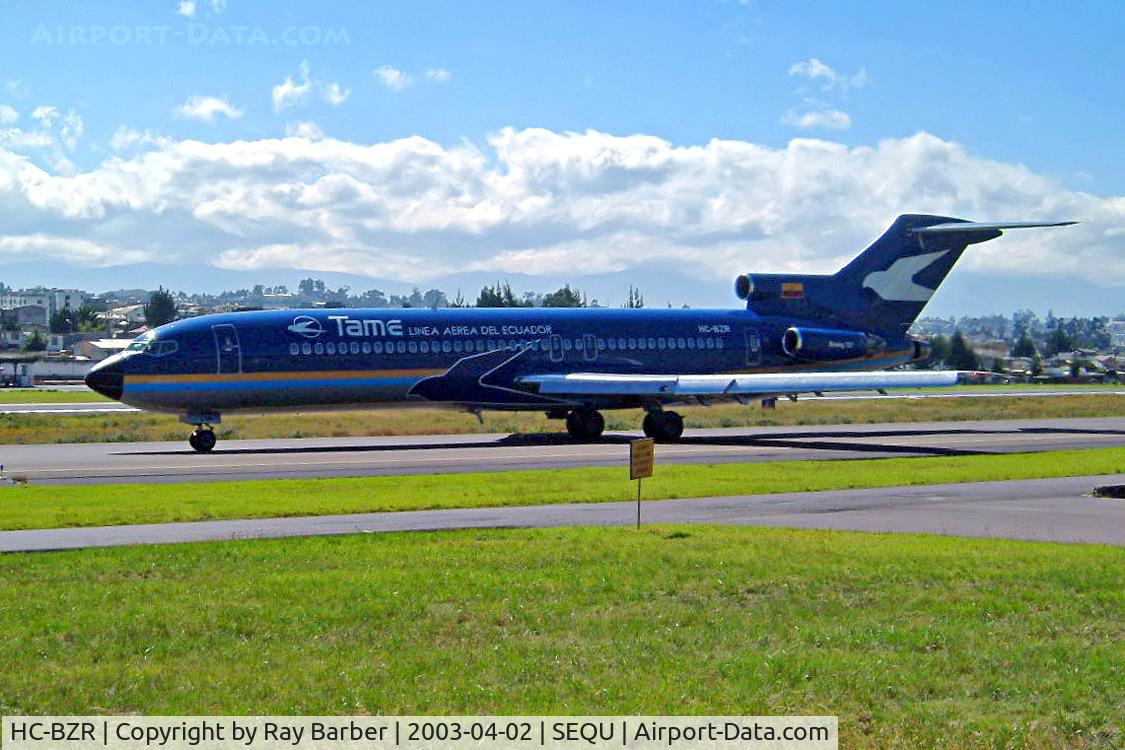 HC-BZR, 1978 Boeing 727-230 C/N 21618, Boeing 727-230 [21618] (Ecuadorian Air Force-TAME) Quito-Mariscal Sucre Int'l~HC 02/04/2003