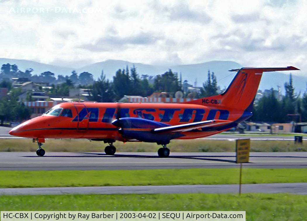 HC-CBX, 1990 Embraer EMB-120RT Brasilia C/N 120172, Embraer Emb-120ER Brasilia [120172] (Austro Aereo) Quito-Mariscal Sucre Int'l~HC  02/04/2003