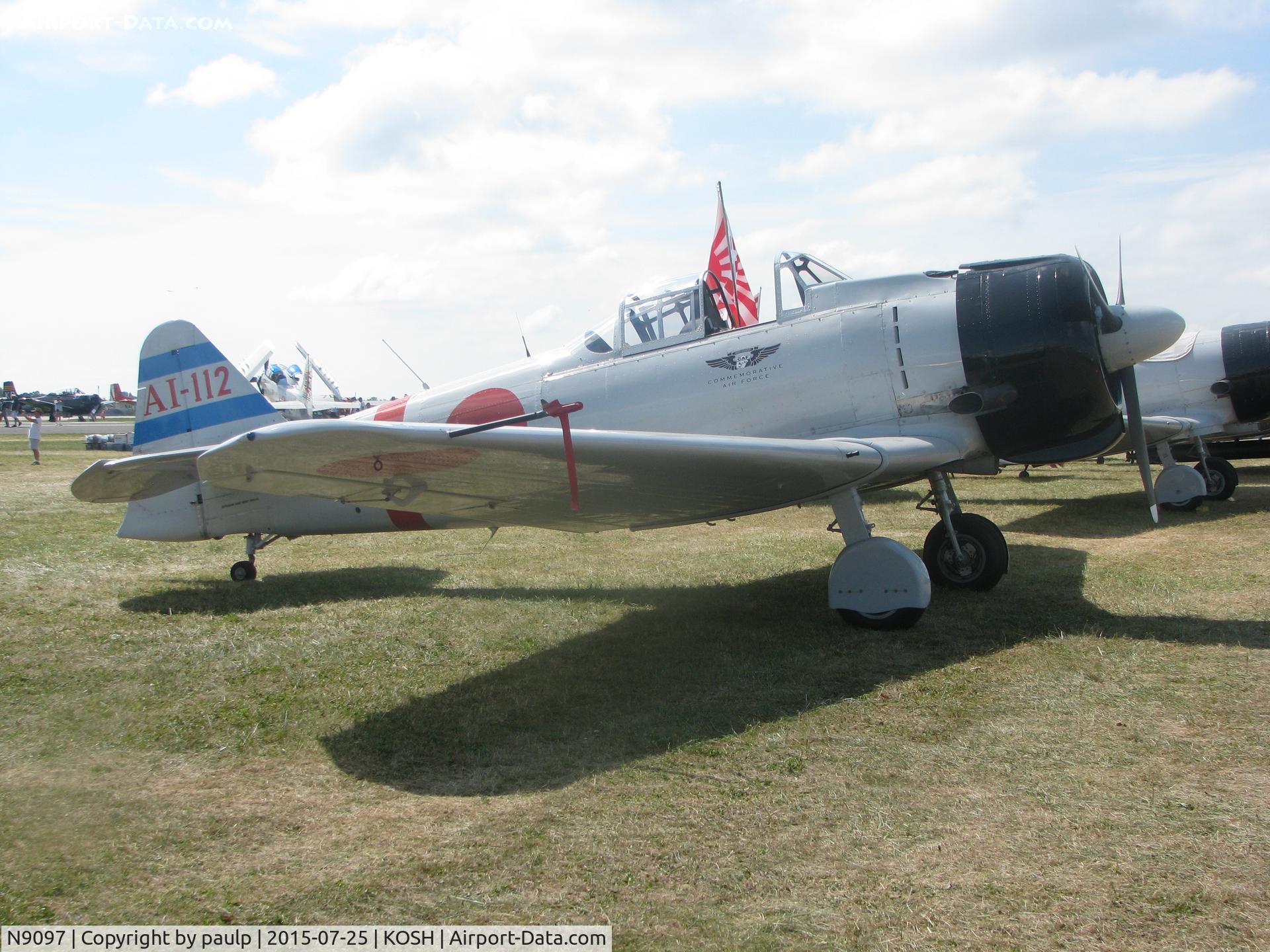 N9097, 1952 Canadian Car & Foundry Harvard MK IV C/N CCF4-158, At AirVenture.