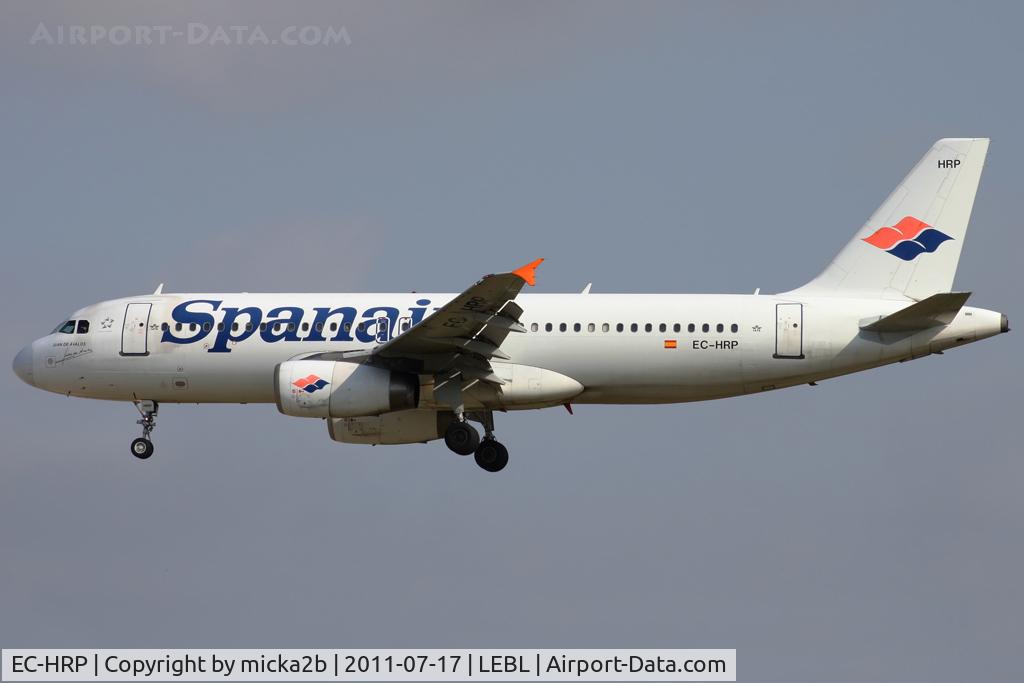 EC-HRP, 2000 Airbus A320-232 C/N 1349, Landing